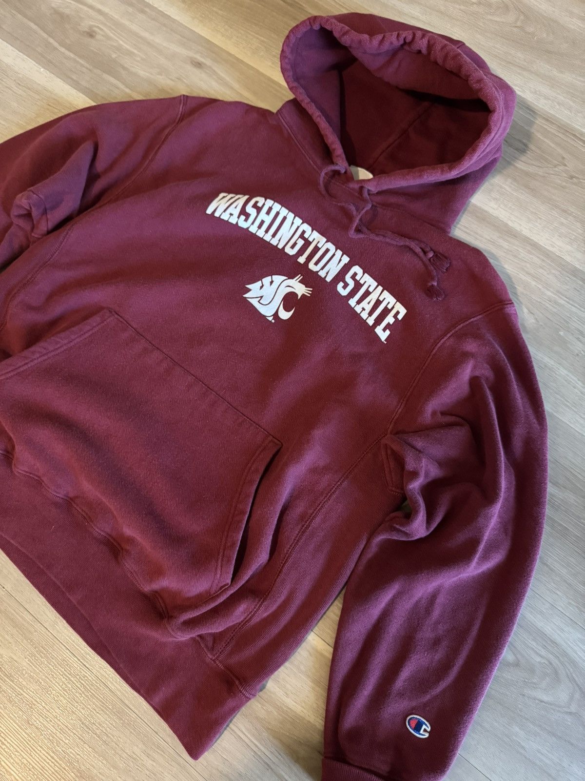 Champion × Vintage Champion Reverse Weave Washington State University Hoodie Size US L / EU 52-54 / 3 - 2 Thumbnail