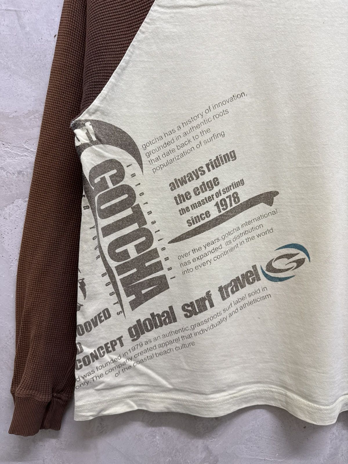 Gotcha Faded Gotcha Thermal Long Sleeve Surf Tees Size US S / EU 44-46 / 1 - 2 Thumbnail