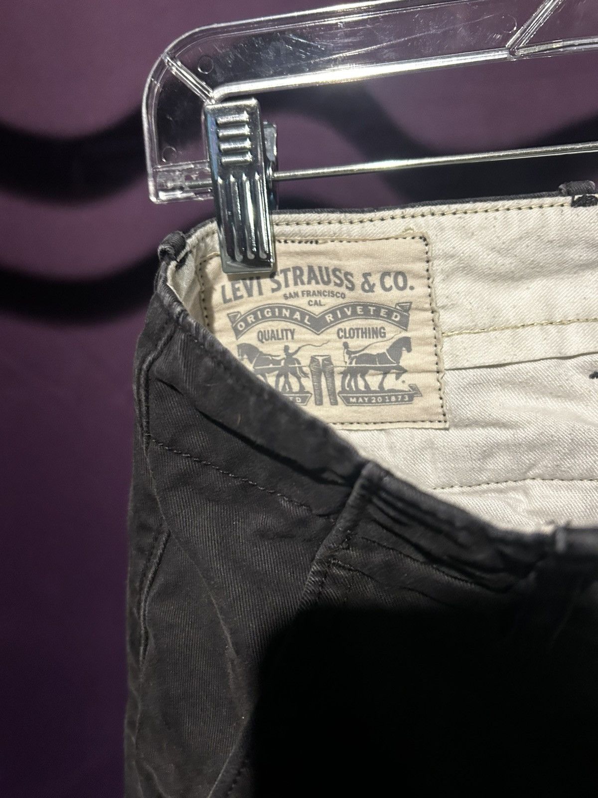 Levi's Levi Black Jean Size US 32 / EU 48 - 3 Thumbnail