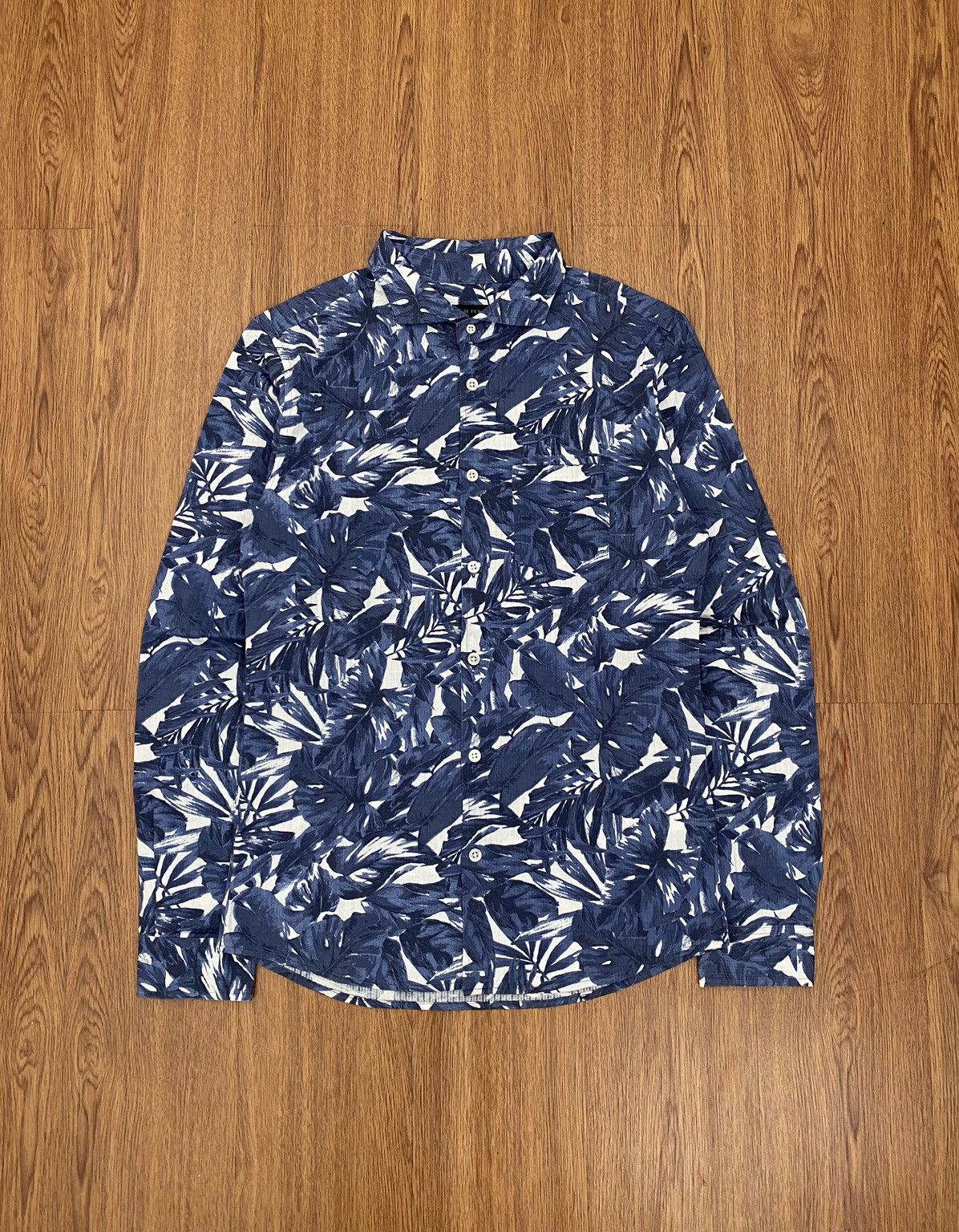 image of Gostar De Fuga x If Six Was Nine Fuga Floral Shirt in Blue, Men's (Size Small)