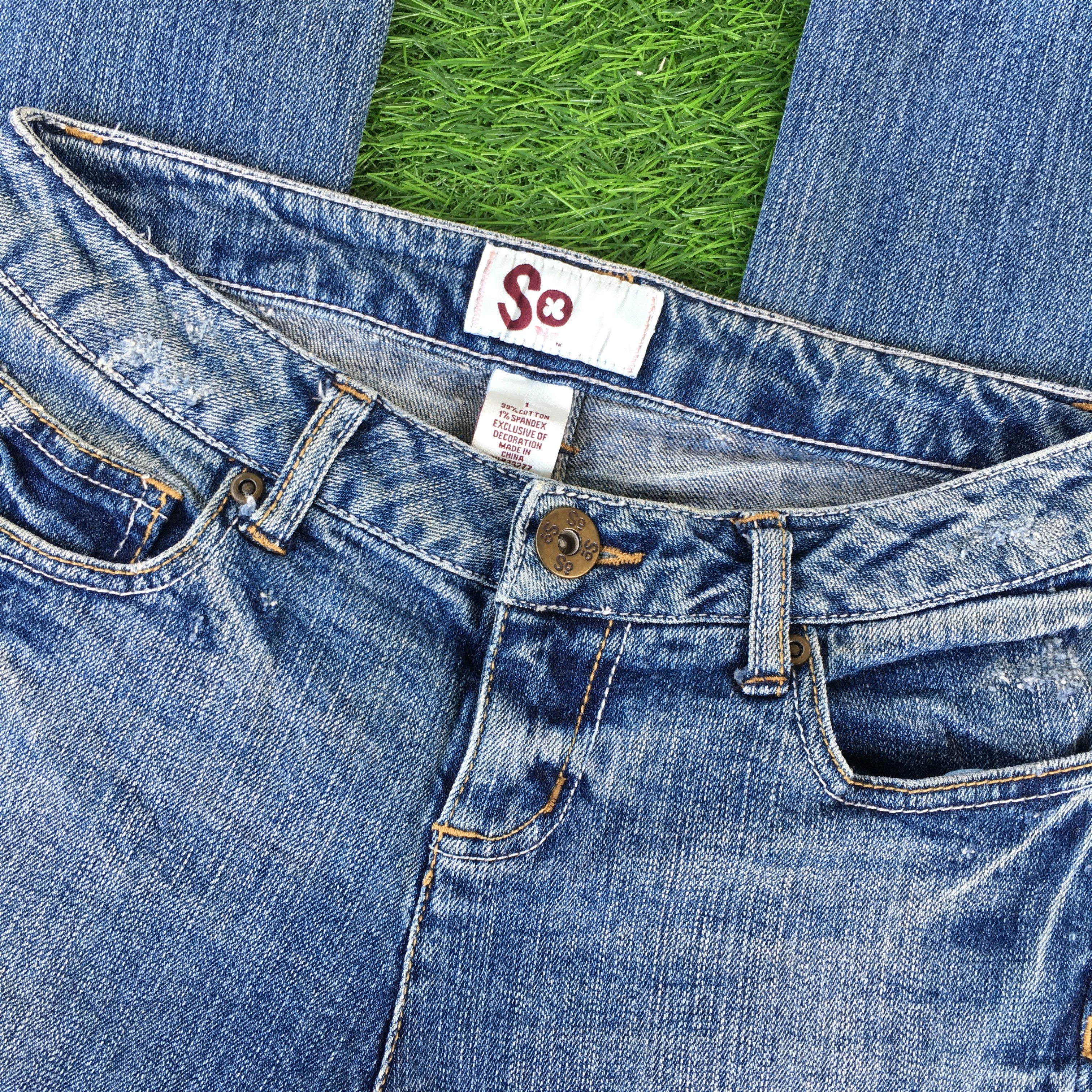 Designer Y2K Low Rise Bootcut Jeans D-1044 Size 24" / US 00 / IT 34 - 5 Thumbnail