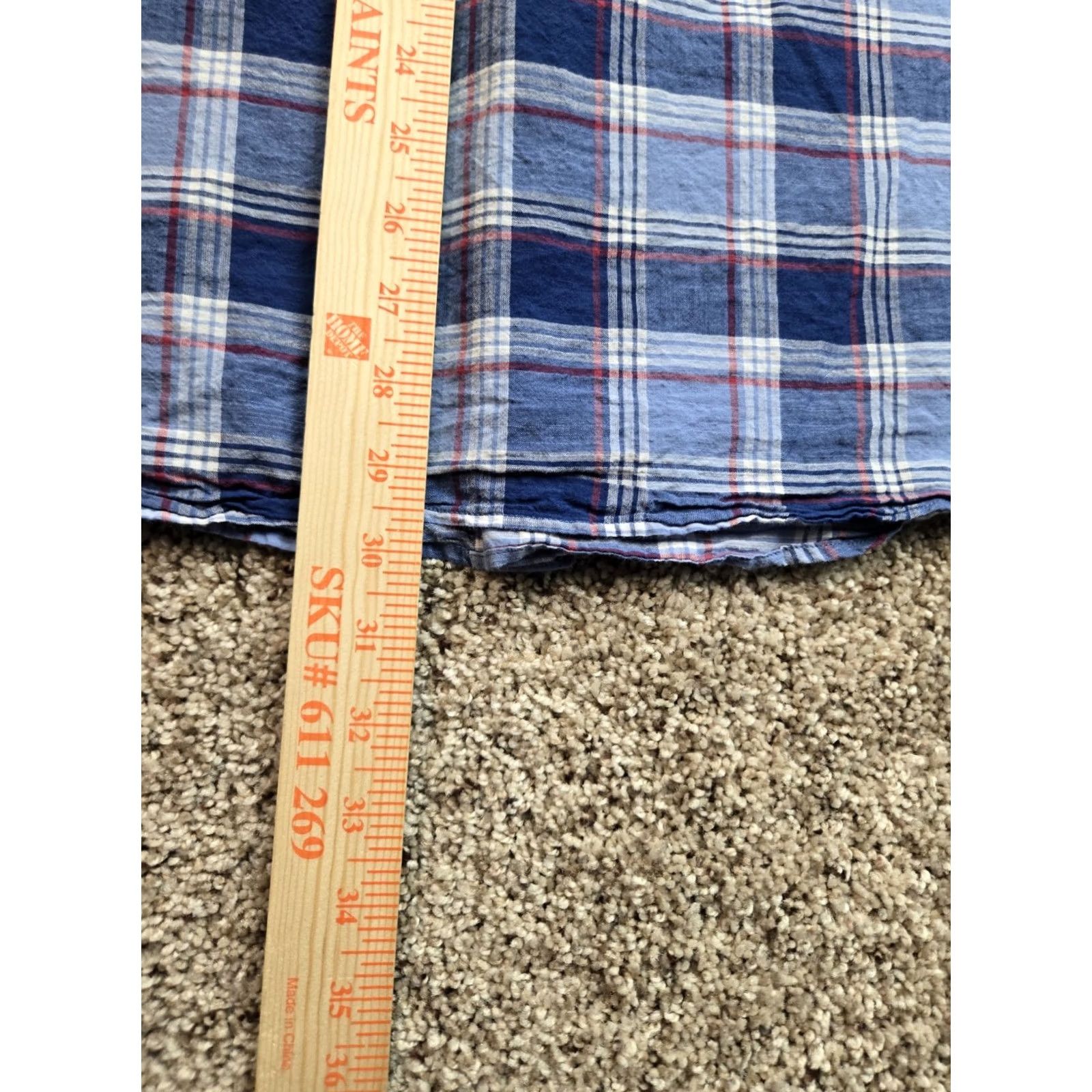 Brooks Brothers Brooks Brothers Shirt Mens L Blue Plaid Button Down Short Sleeve Casual Regular Fit Size US L / EU 52-54 / 3 - 6 Thumbnail