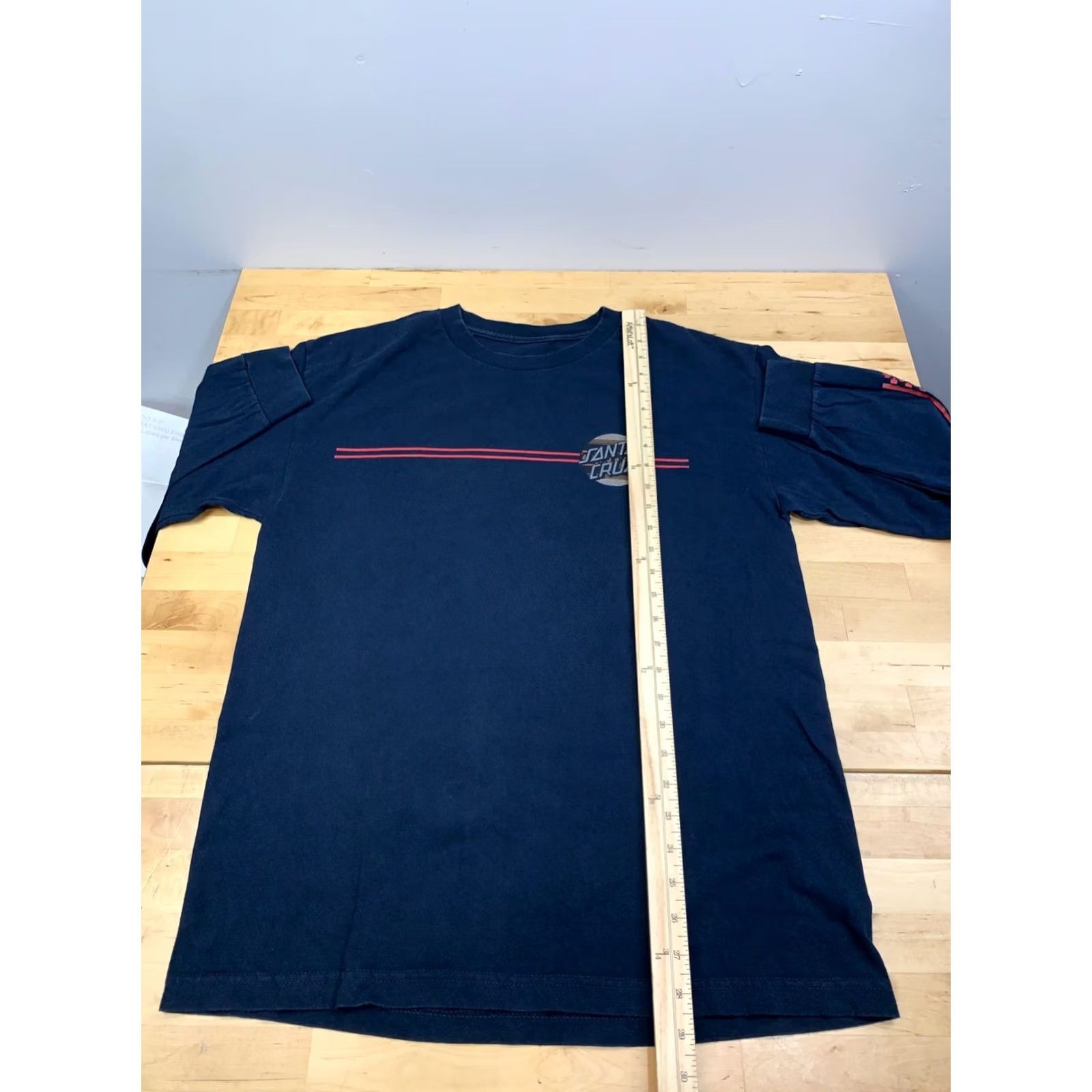 Vintage VINTAGE Santa Cruz Shirt Men L Blue Long Sleeve Crew Neck Logo Graphic Print 90s/Y2K Java? Size US L / EU 52-54 / 3 - 3 Thumbnail