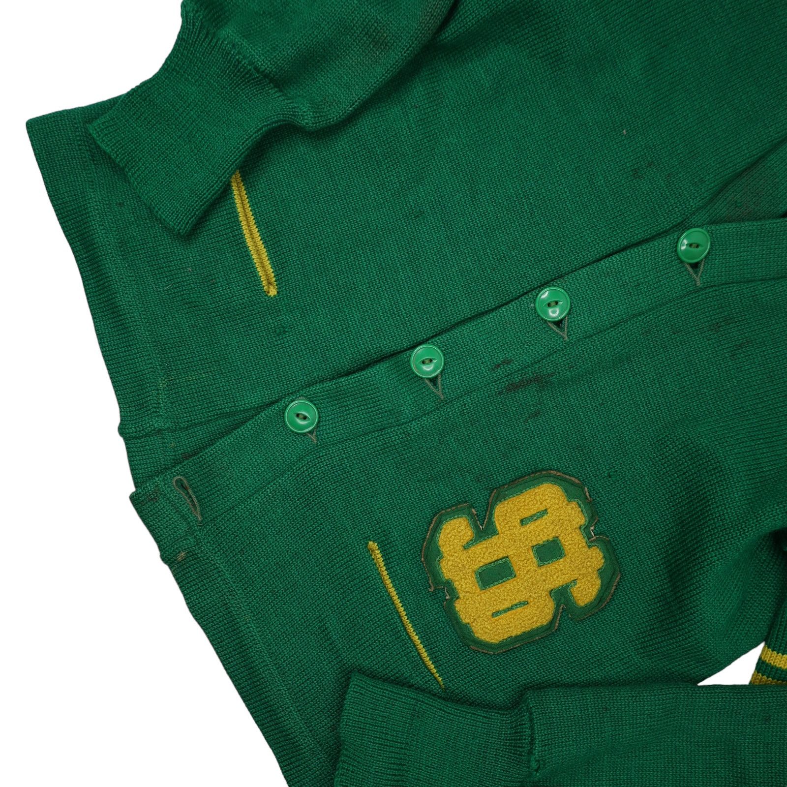 Dehen 1920 × Vintage Vintage Dehen Collegiate Letterman Dollar Sign PatchS weater Size S / US 4 / IT 40 - 3 Thumbnail
