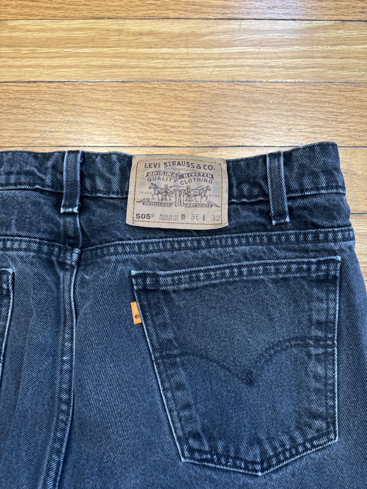 Other Custom Orange Tab Levi Gallery Dept Inspired Size US 35 - 6 Thumbnail