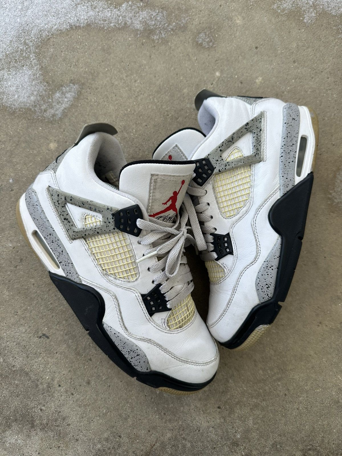 Jordan Brand Jordan 4 Retro White Cement 2016 s Size US 8 / EU 41 - 1 Thumbnail