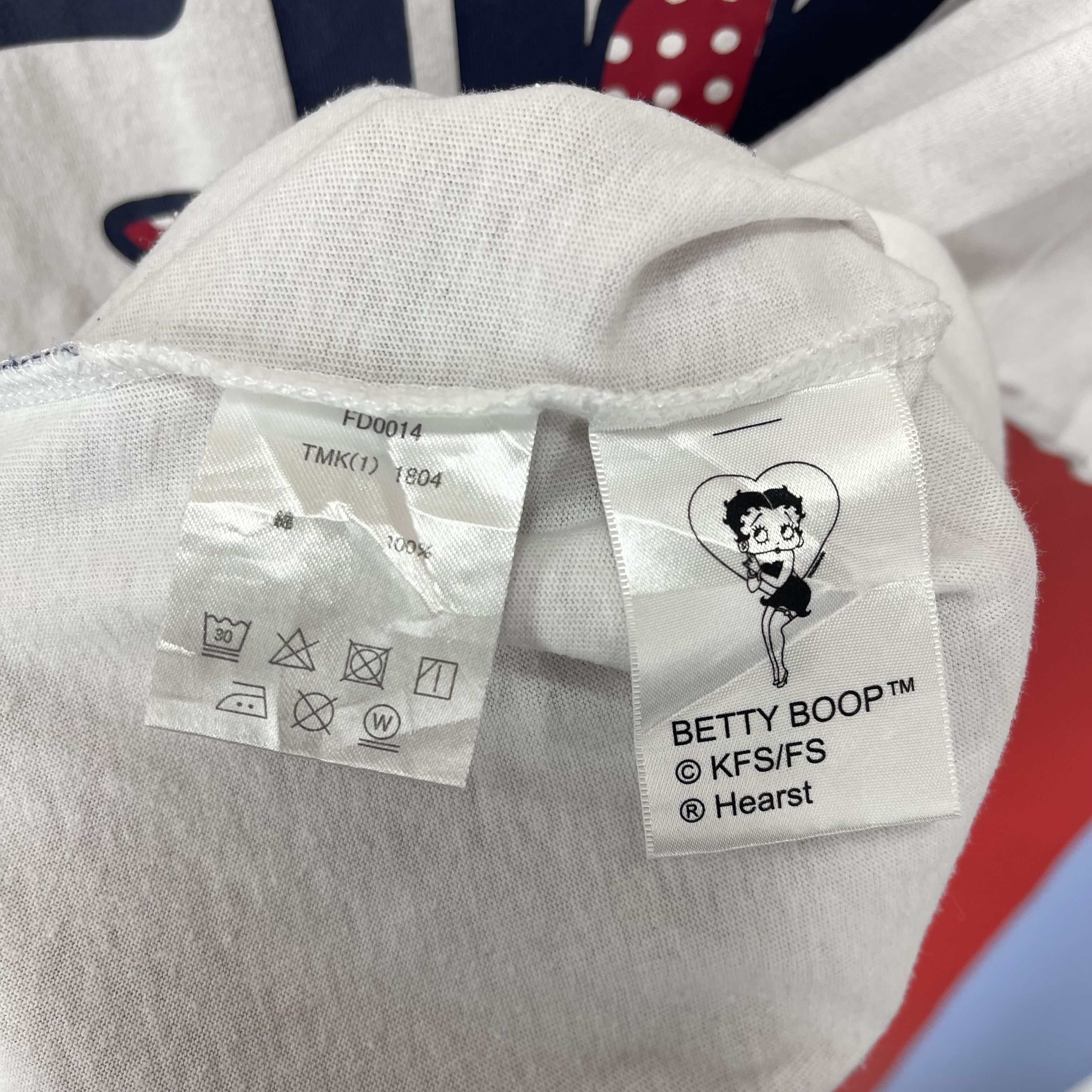 Fila FILA x BETTY BOOP Crew Neck T Shirt #2024/14 Size US L / EU 52-54 / 3 - 7 Thumbnail