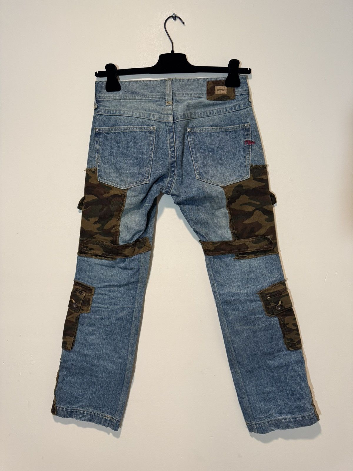 If Six Was Nine × Japanese Brand × Nicole Club Nicole Club Hybrid Camo Jeans Size US 29 - 2 Thumbnail