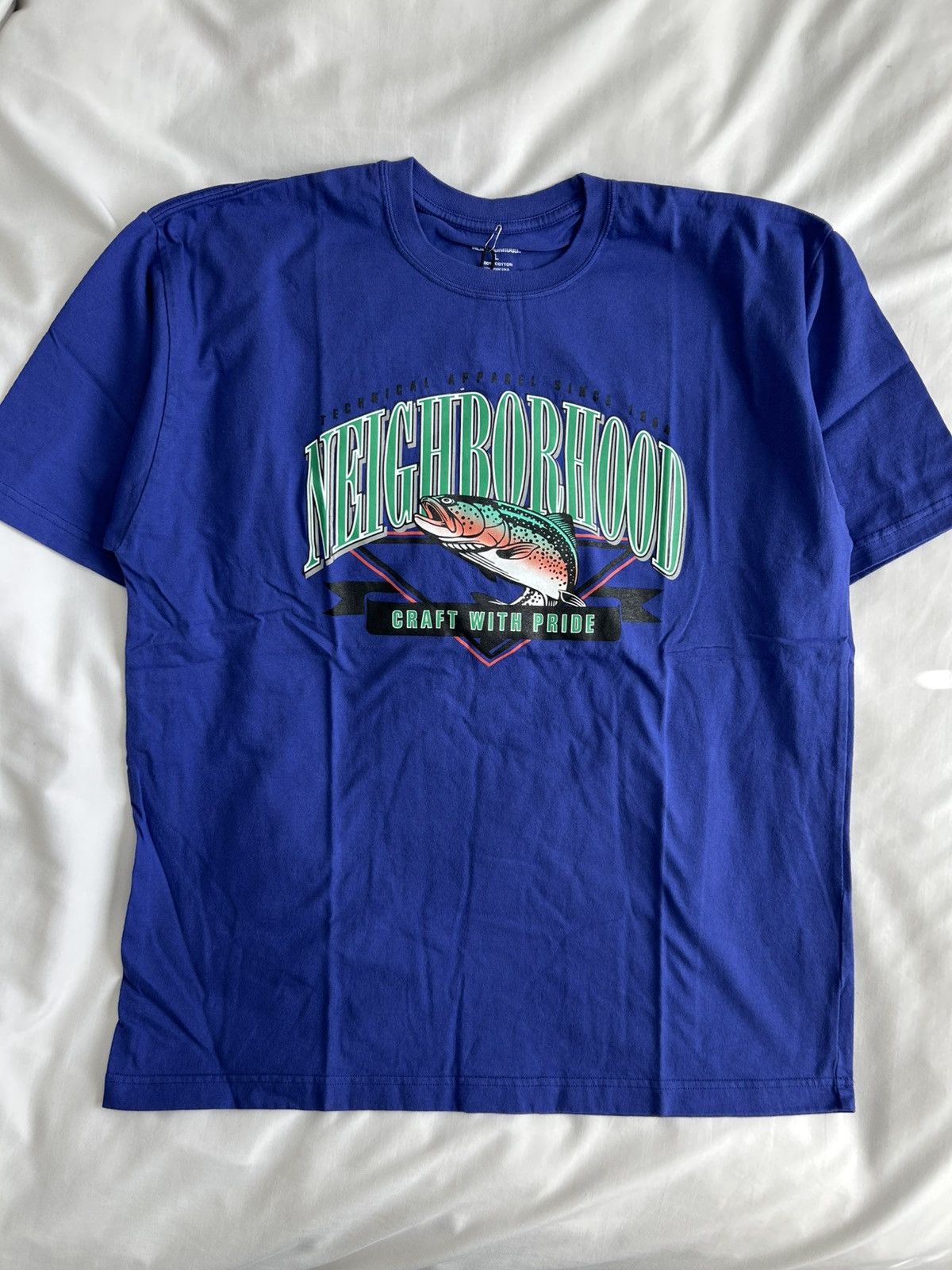 Japanese Brand × Neighborhood Neighborhood Tee Craft With Pride Made in Japan Fishing Size US L / EU 52-54 / 3 - 2 Thumbnail