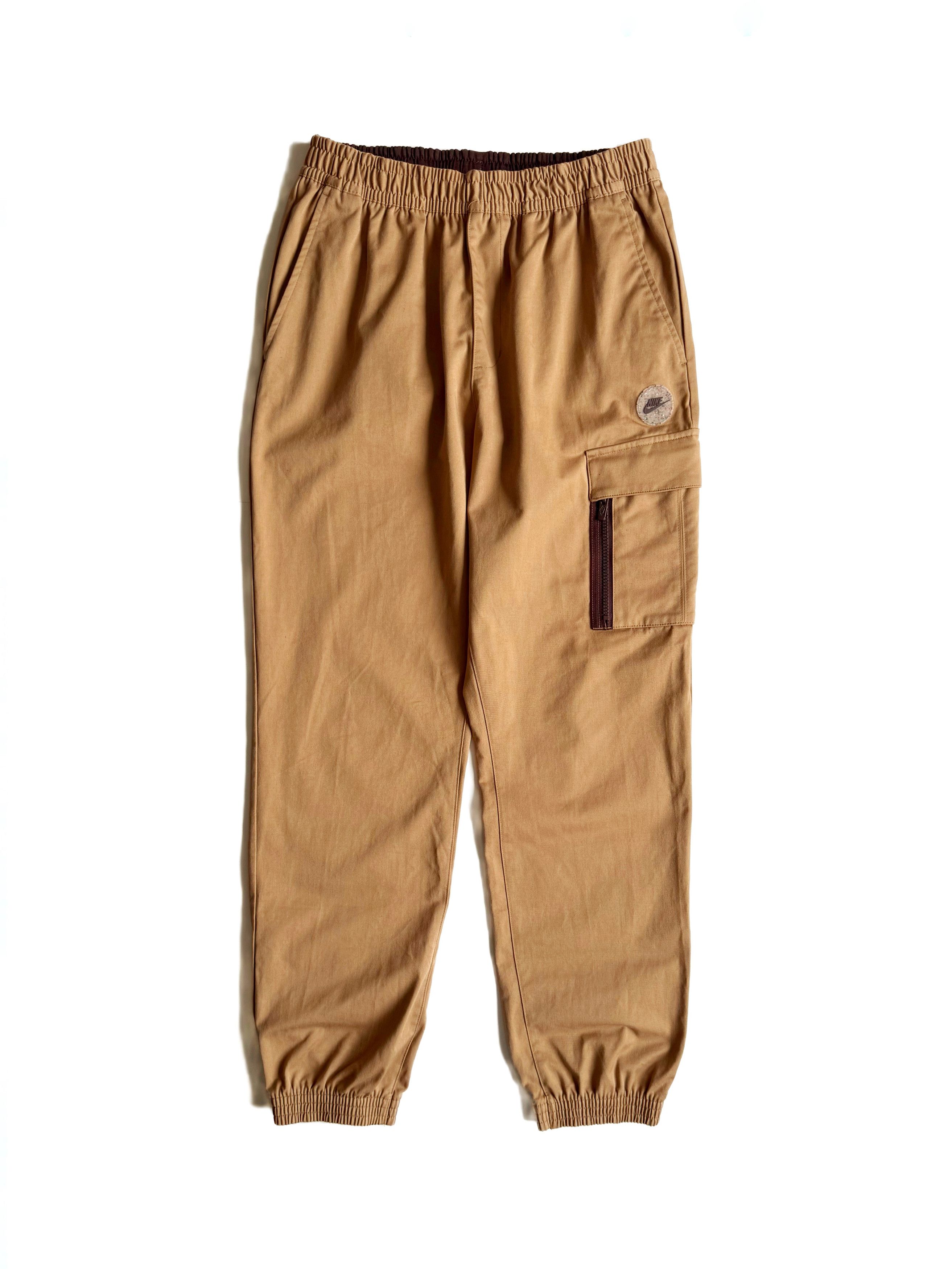 Nike Nike Men's Utility Woven Cargo Jogger Pants Khaki Tan (M) Size US 32 / EU 48 - 1 Thumbnail