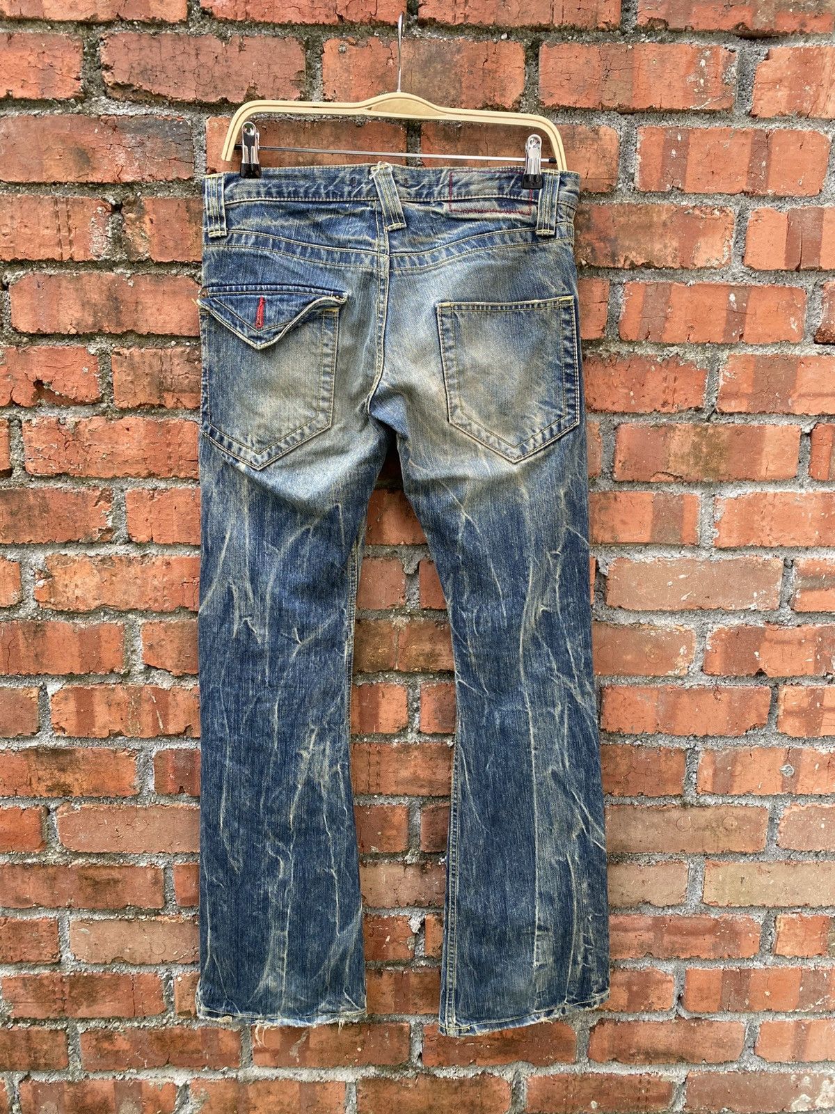 Blue Blue Japan × If Six Was Nine × Tornado Mart W33x33 blue way flare japanese brand denime Size 33" - 2 Thumbnail
