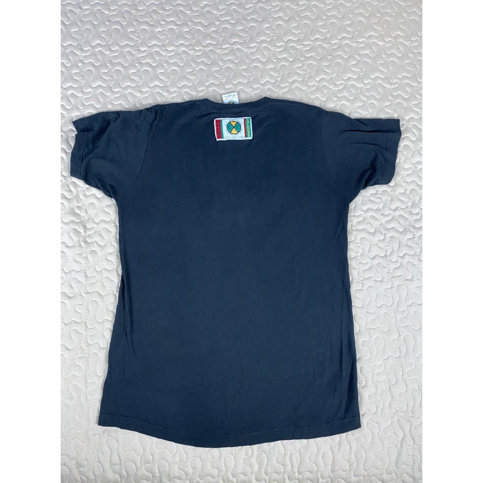 Vintage VINTAGE Cross Colours TLC 1992 Retro T-Shirt Graphic Tee Mens M Black 90s Hip Hop Shirt Mens Size US M / EU 48-50 / 2 - 4 Thumbnail