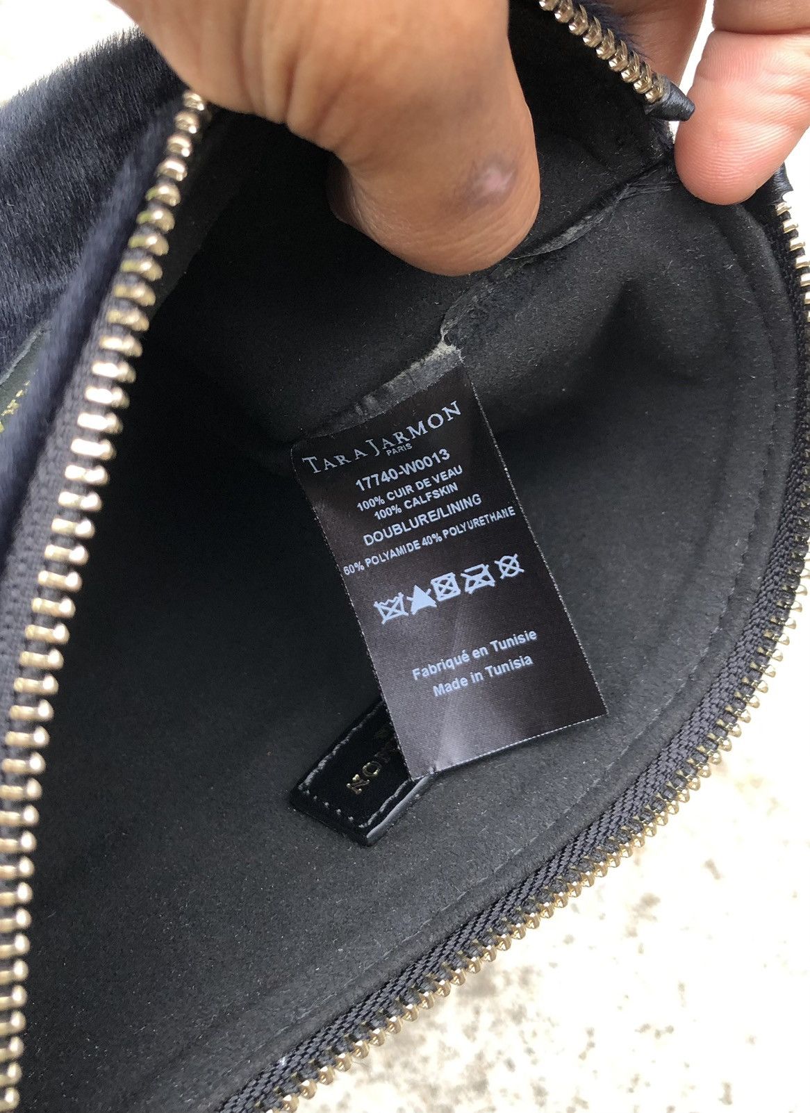 Leather LEATHER CLUTCHBAG BY TARA JARMON PARIS Size ONE SIZE - 7 Thumbnail