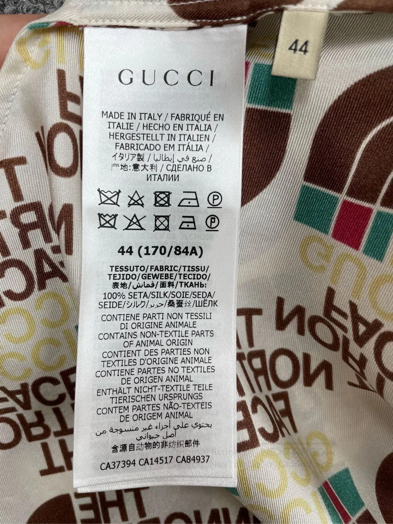 Gucci Gucci x The North Face All-Over Print Shirt. Size US M / EU 48-50 / 2 - 3 Thumbnail