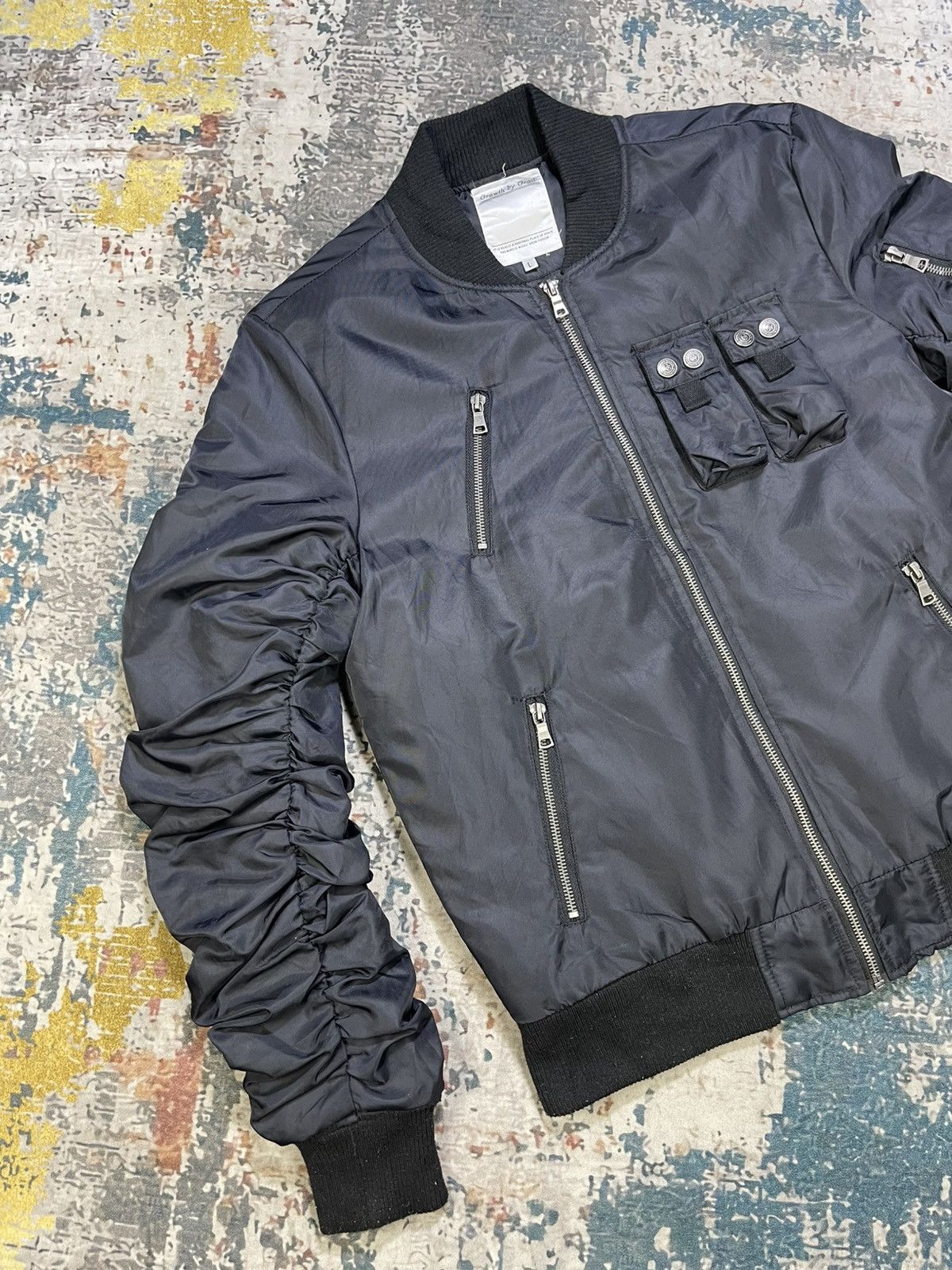 Grailed Growth By Grail Multi Pocket Creped Sleeve Bombers Size US S / EU 44-46 / 1 - 7 Thumbnail