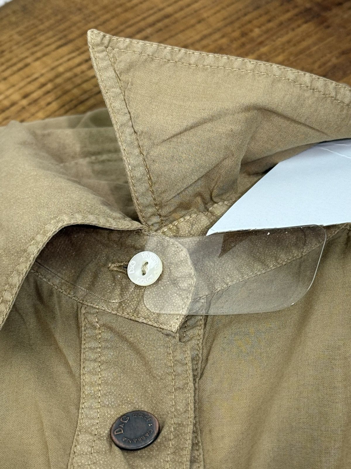 Dolce & Gabbana NWT Dolce & Gabbana 2003 Military Long Sleeve Button Up L Size L / US 10 / IT 46 - 10 Thumbnail