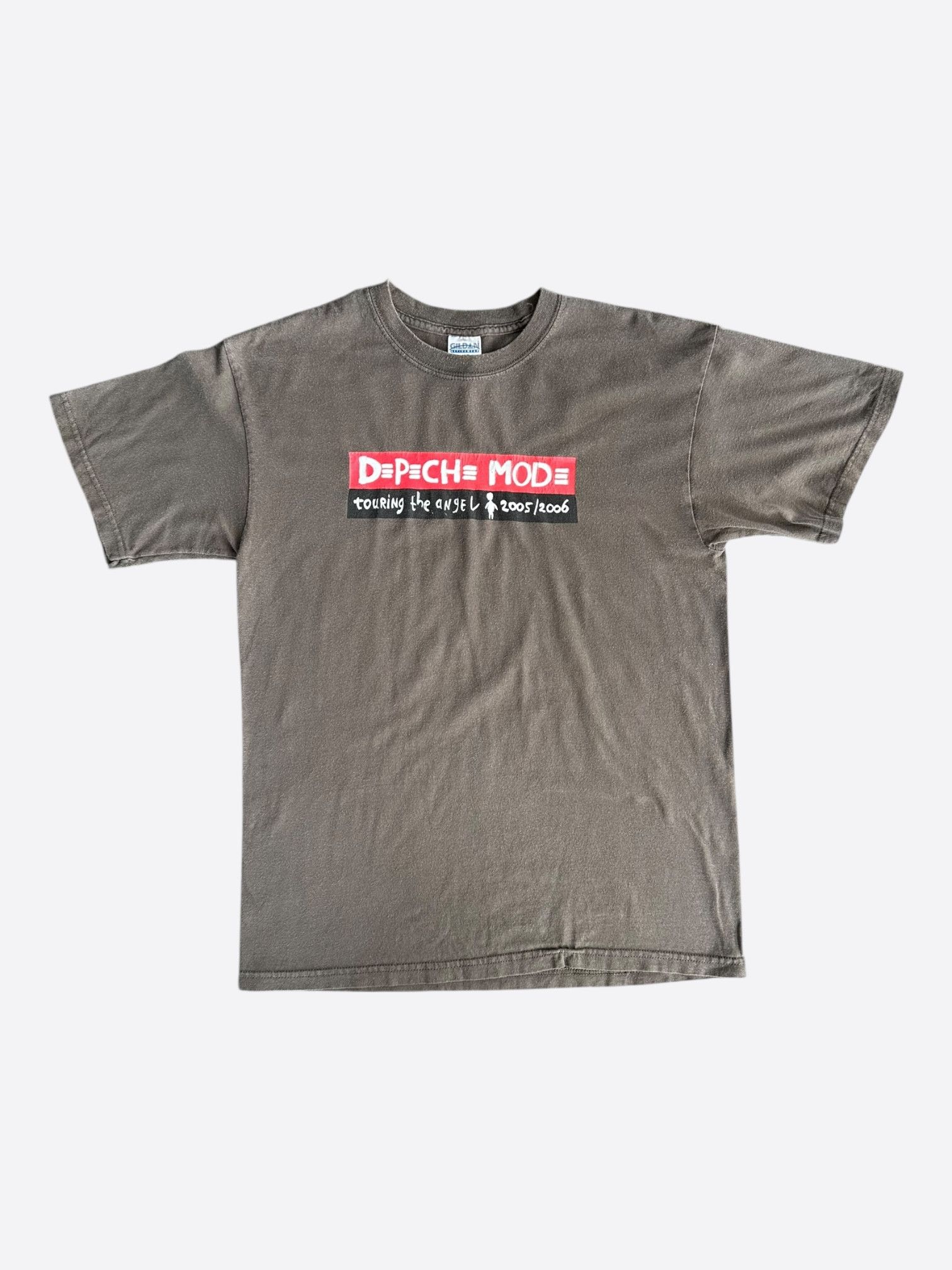 Vintage Vintage Brown Depeche Mode Concert T-Shirt Size US M / EU 48-50 / 2 - 1 Thumbnail