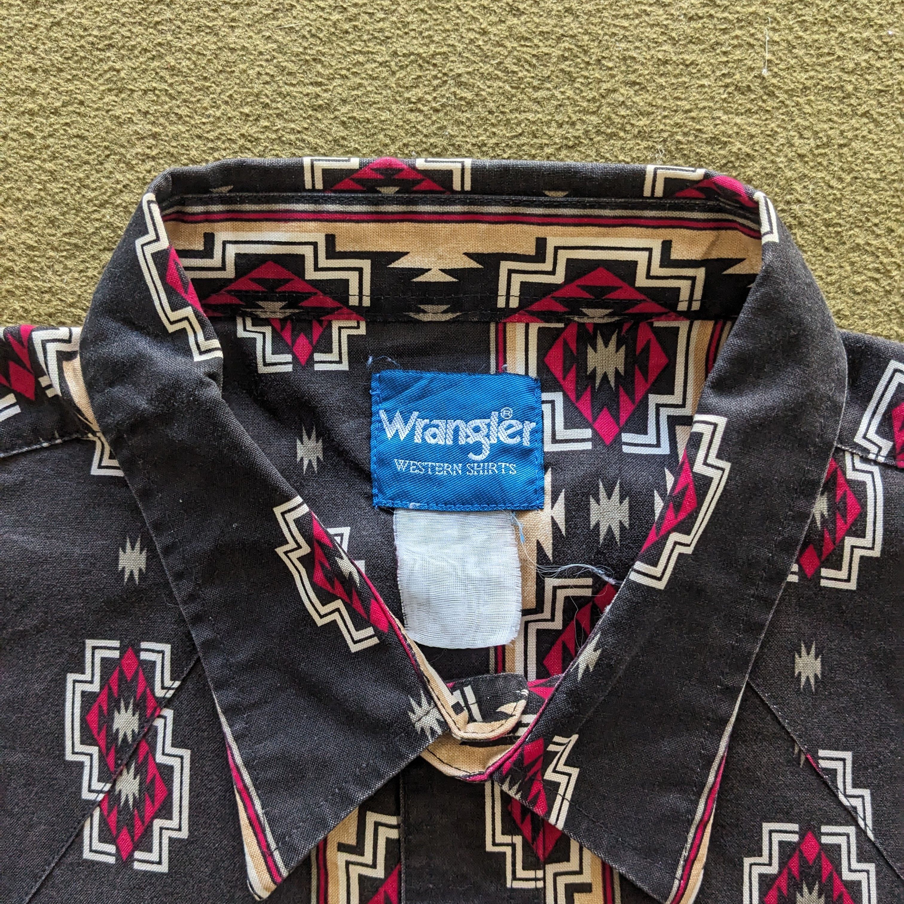 Wrangler Vintage WRANGLER Retro Style Button Up Shirts Size US XXL / EU 58 / 5 - 5 Thumbnail