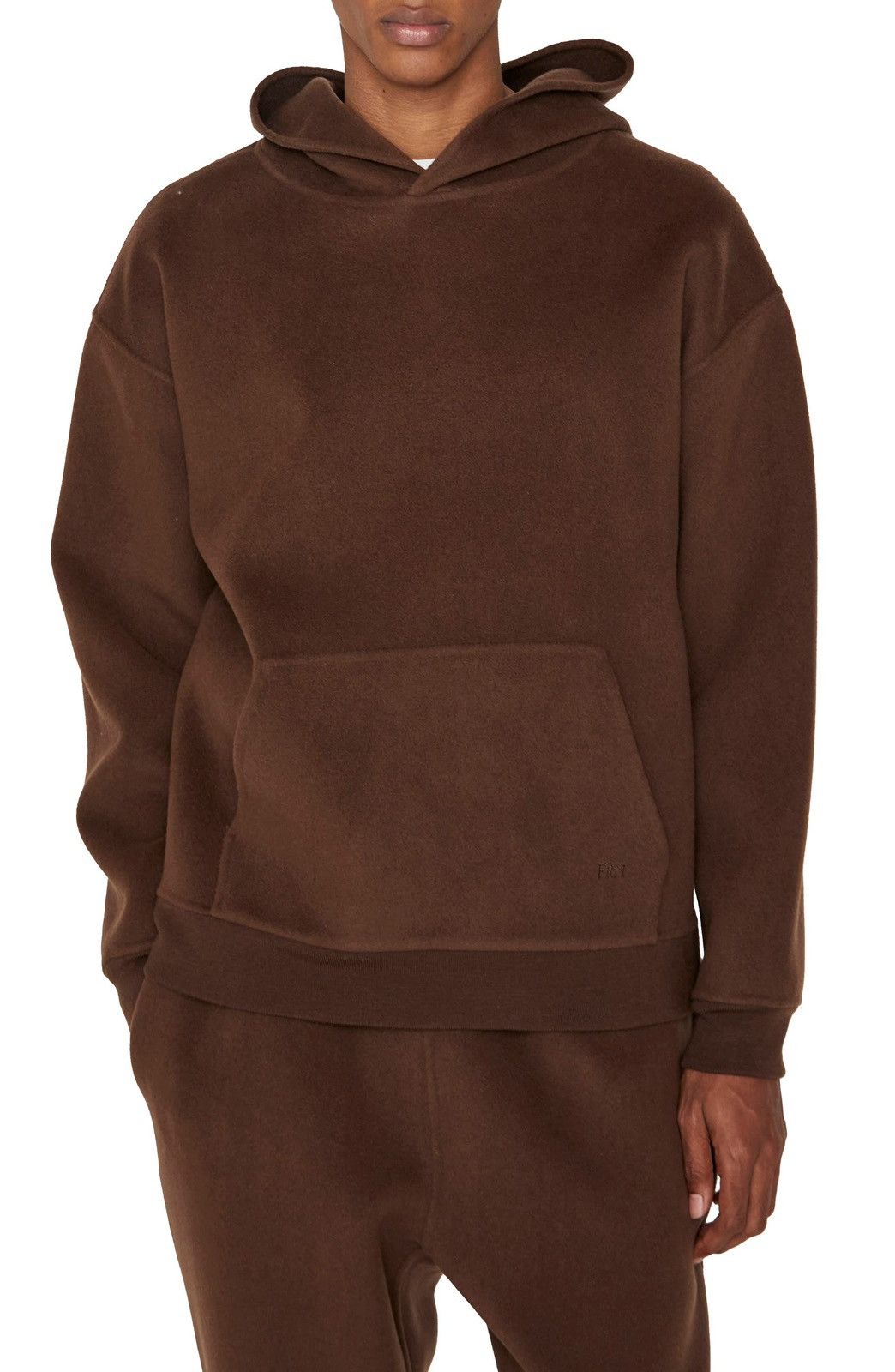 Frame Frame Brown Double Face Boiled Wool Hoodie Medium Size US M / EU 48-50 / 2 - 1 Thumbnail
