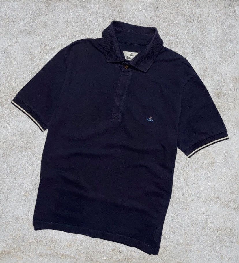 Vivienne Westwood Vivienne Westwood mens polo t-shirt navy size L Large Size US L / EU 52-54 / 3 - 1 Thumbnail