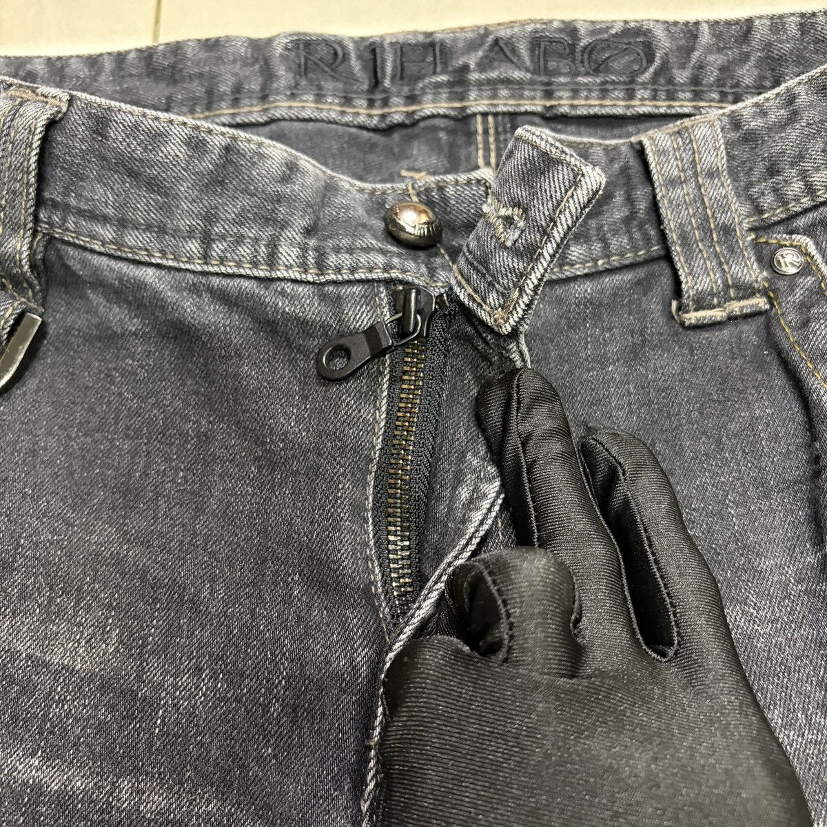 Nicole Club NCFM Rielabo Punk Flared Slim Jeans Size US 28 / EU 44 - 7 Thumbnail