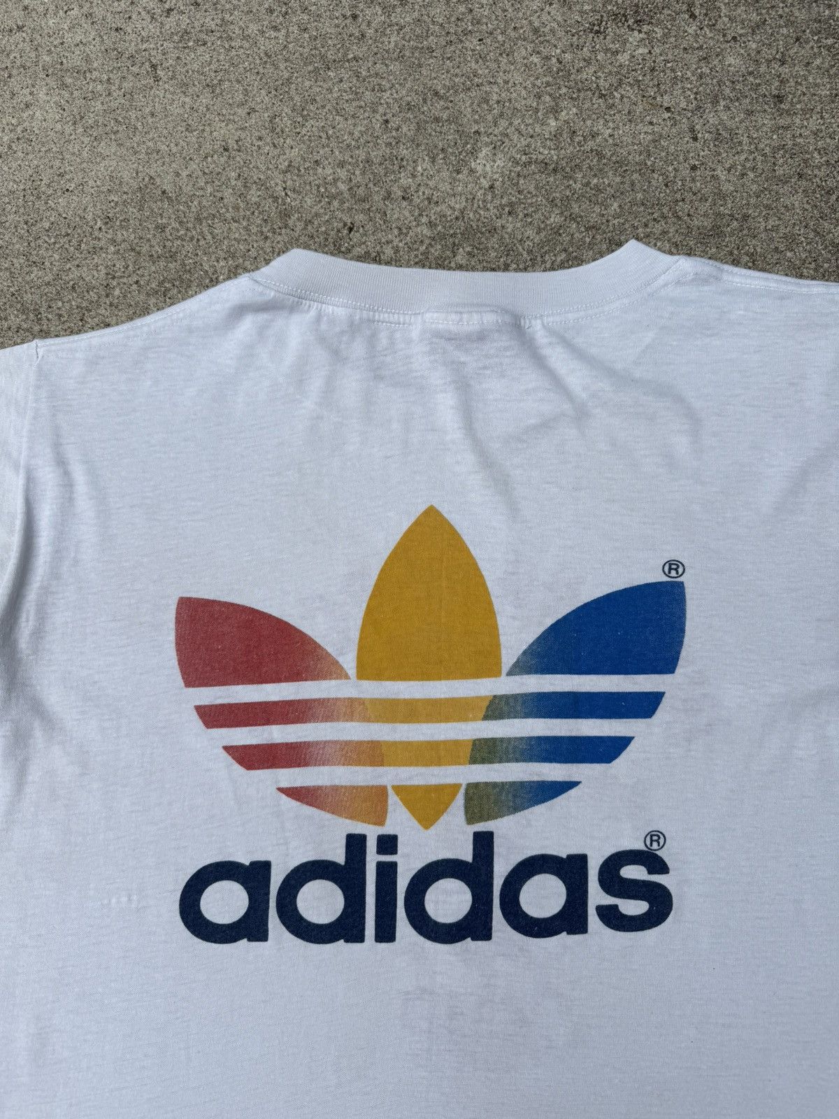 Adidas × Vintage Vtg 80’s Adidas Indiana Soccer Camp Trefoil Logo Tee sz S Size US S / EU 44-46 / 1 - 6 Thumbnail