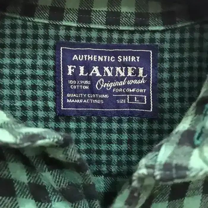 Flannel Japanese Brand Uniqlo Plaid Tartan Flannel Shirt Size US L / EU 52-54 / 3 - 4 Thumbnail