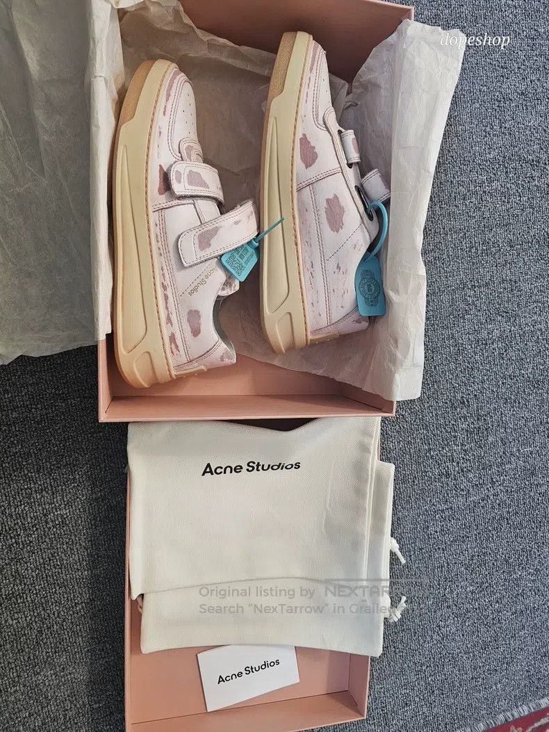 Acne Studios Acne Studios Velcro round-toed low-top casual shoes Size US 6.5 / IT 36.5 - 1 Thumbnail