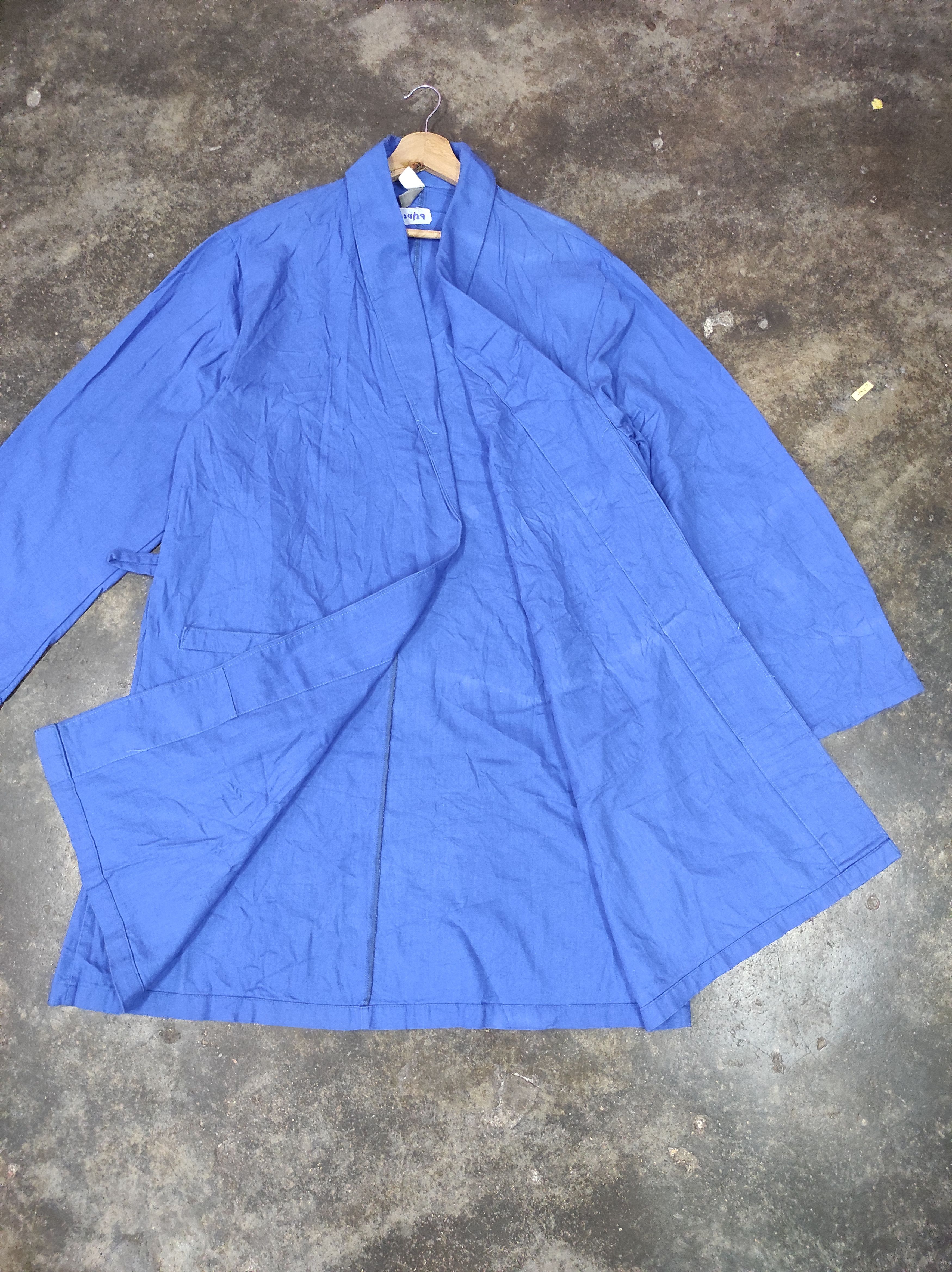 Indigo × Vintage 2 50 . 84 INDIGO BLUE OVERCOAT LONG JACKET Size US L / EU 52-54 / 3 - 2 Thumbnail