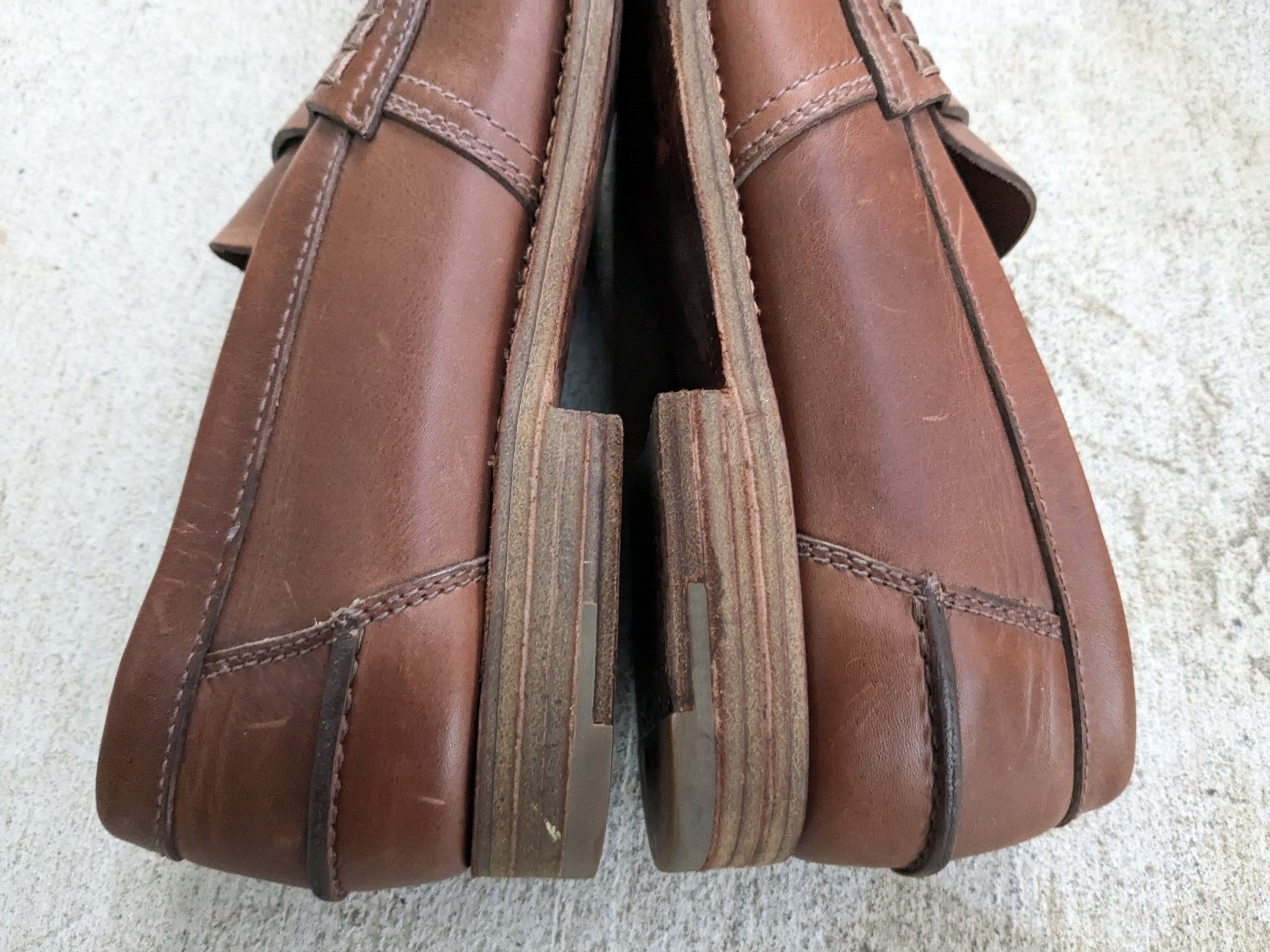 Prada Prada Penny Loafers Brown Leather 10 Slip Ons Italy Tan Size US 10 / EU 43 - 8 Thumbnail