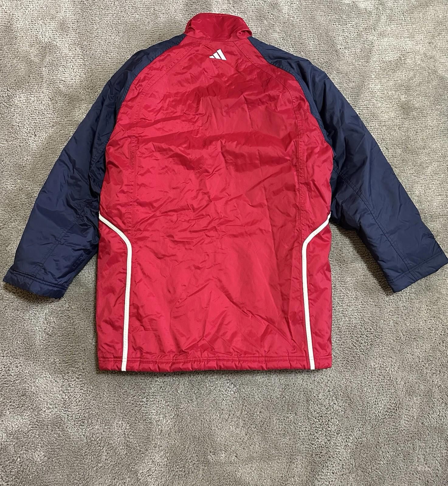 Adidas 2000-02 Benfica adidas Padded Bench Football Soccer Jacket Size US M / EU 48-50 / 2 - 7 Thumbnail