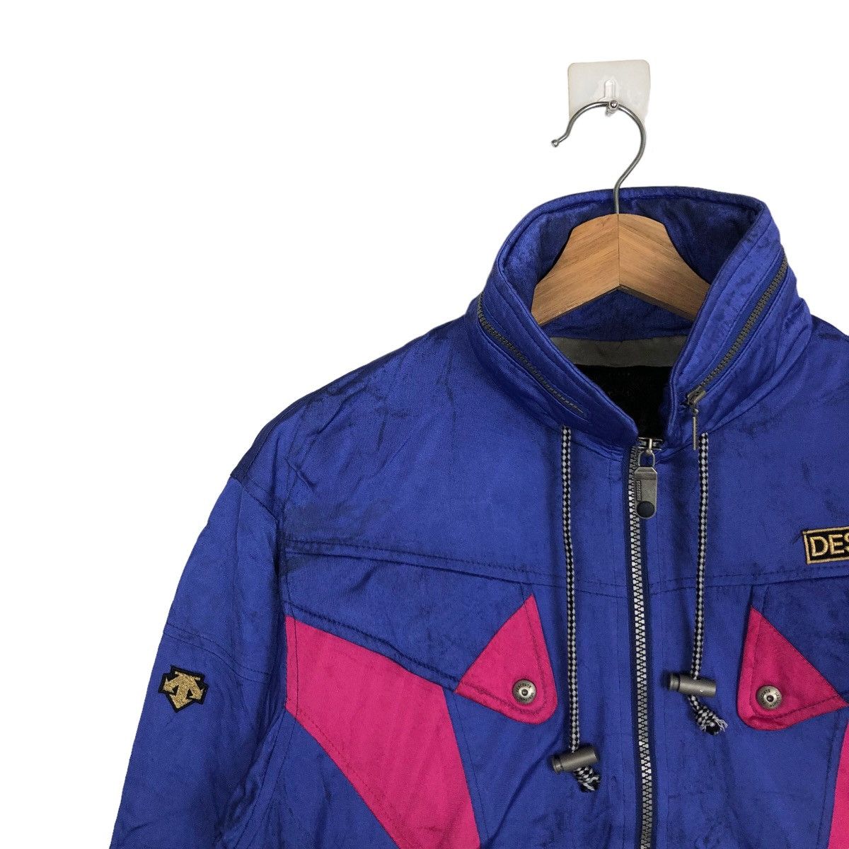 Japanese Brand VINTAGE CROPPED SKI JACKET DESCENTE RACING EQUIPMENT JAPAN Size US S / EU 44-46 / 1 - 6 Thumbnail
