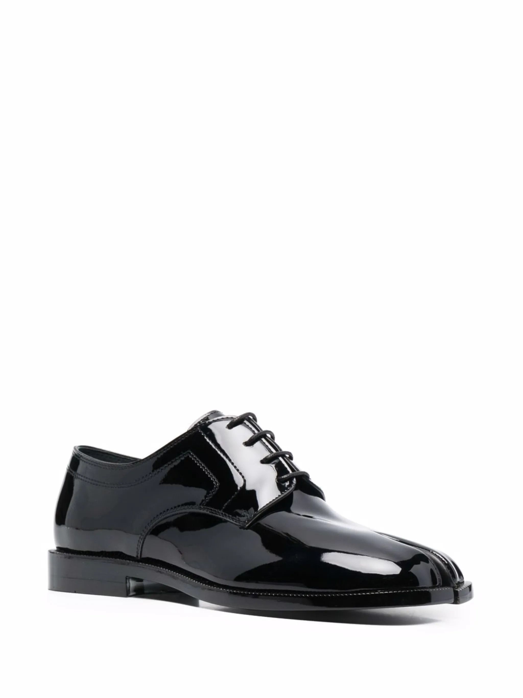 Maison Margiela oc11z0825 Tabi Lace-ups Shoes in Black Size US 8 / IT 38 - 2 Thumbnail