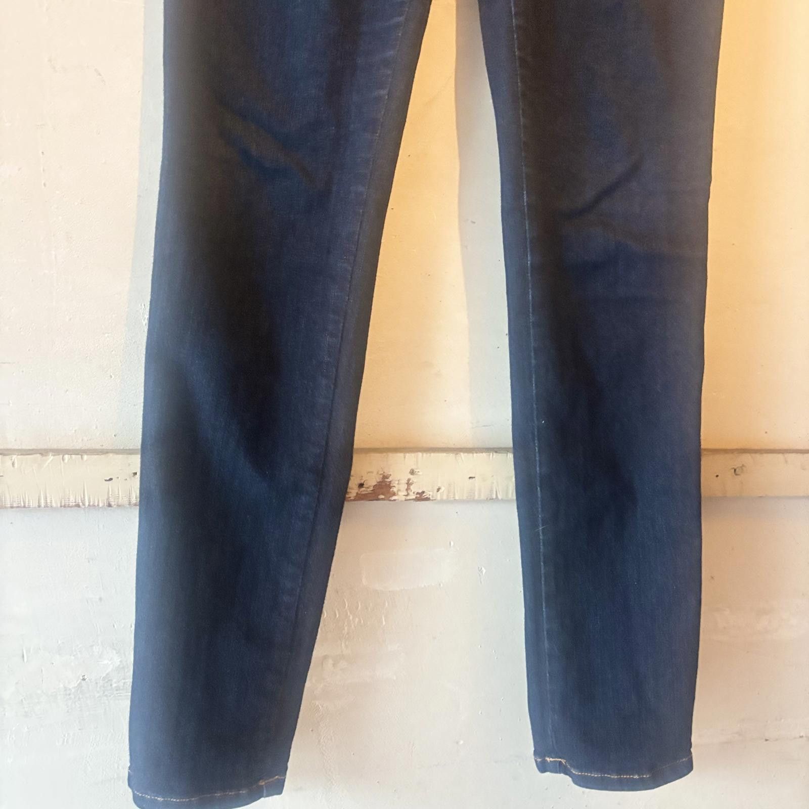 Diesel Diesel Dark Blue Slim Fit Jeans Size 29" - 2 Thumbnail
