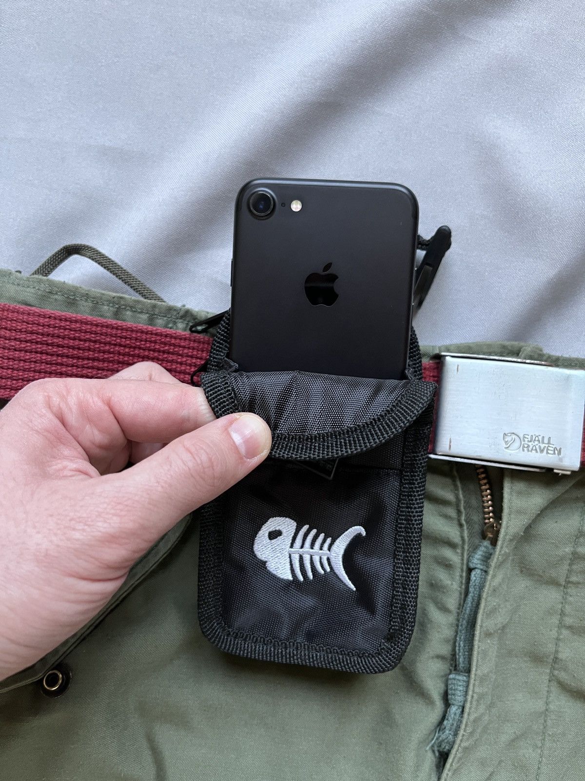 Japanese Brand × Vintage Fishbone Vintage Phone/Documents Belt Small Pouch Bag Size ONE SIZE - 9 Thumbnail