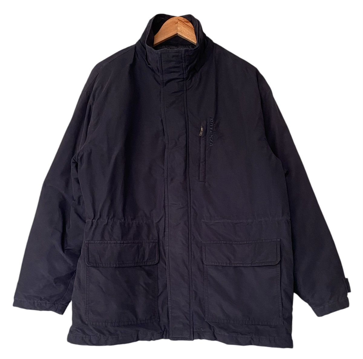 Dunlop Vtg 90s BRIDGESTONE Motorsport Quilted Zipper Jacket Size US L / EU 52-54 / 3 - 1 Thumbnail