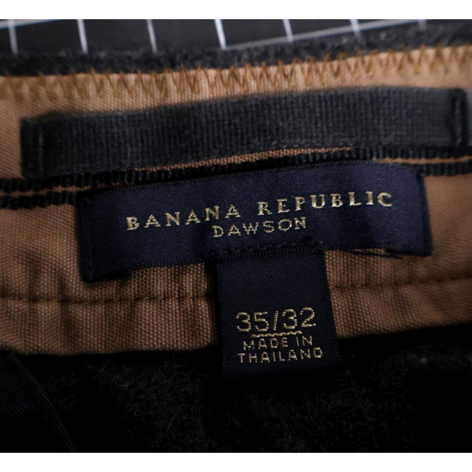 Banana Republic VINTAGE Banana Republic Wool Cargo Pants Mens 35 x 32 Charcoal Gray Dawson Lined Gorp Size US 35 - 3 Thumbnail