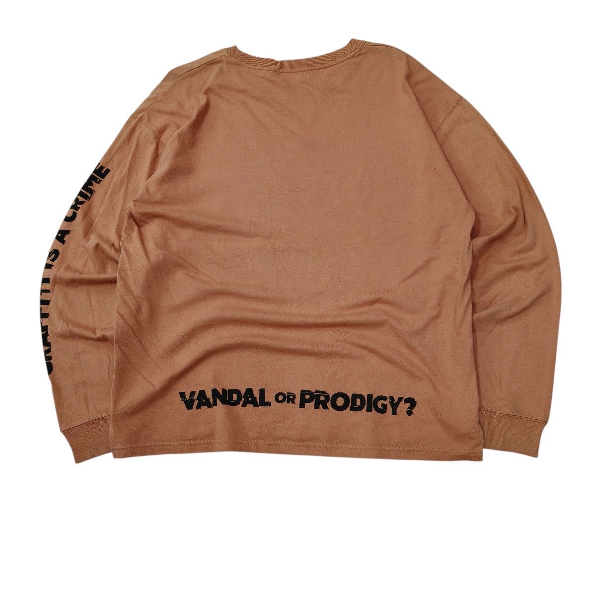 Vintage Vintage BRANDALISED Graffiti is a Crime Tshirt Size US XL / EU 56 / 4 - 2 Thumbnail