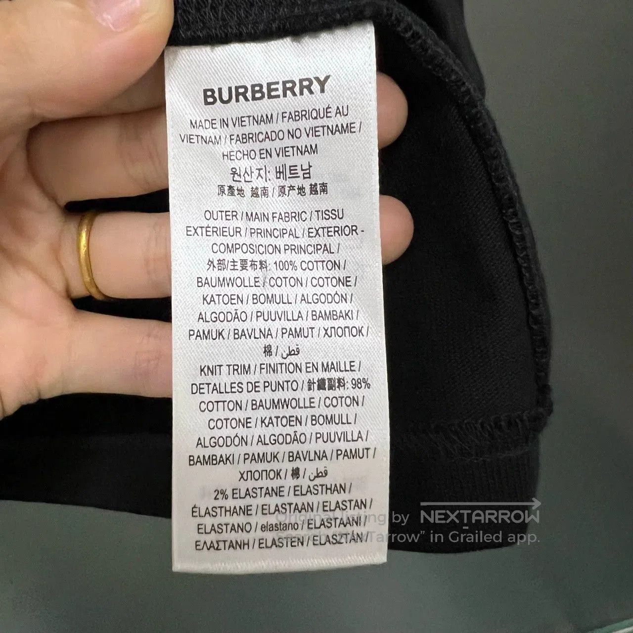 Burberry burberry black logo embroidered short sleeve shirt. Size US S / EU 44-46 / 1 - 4 Thumbnail