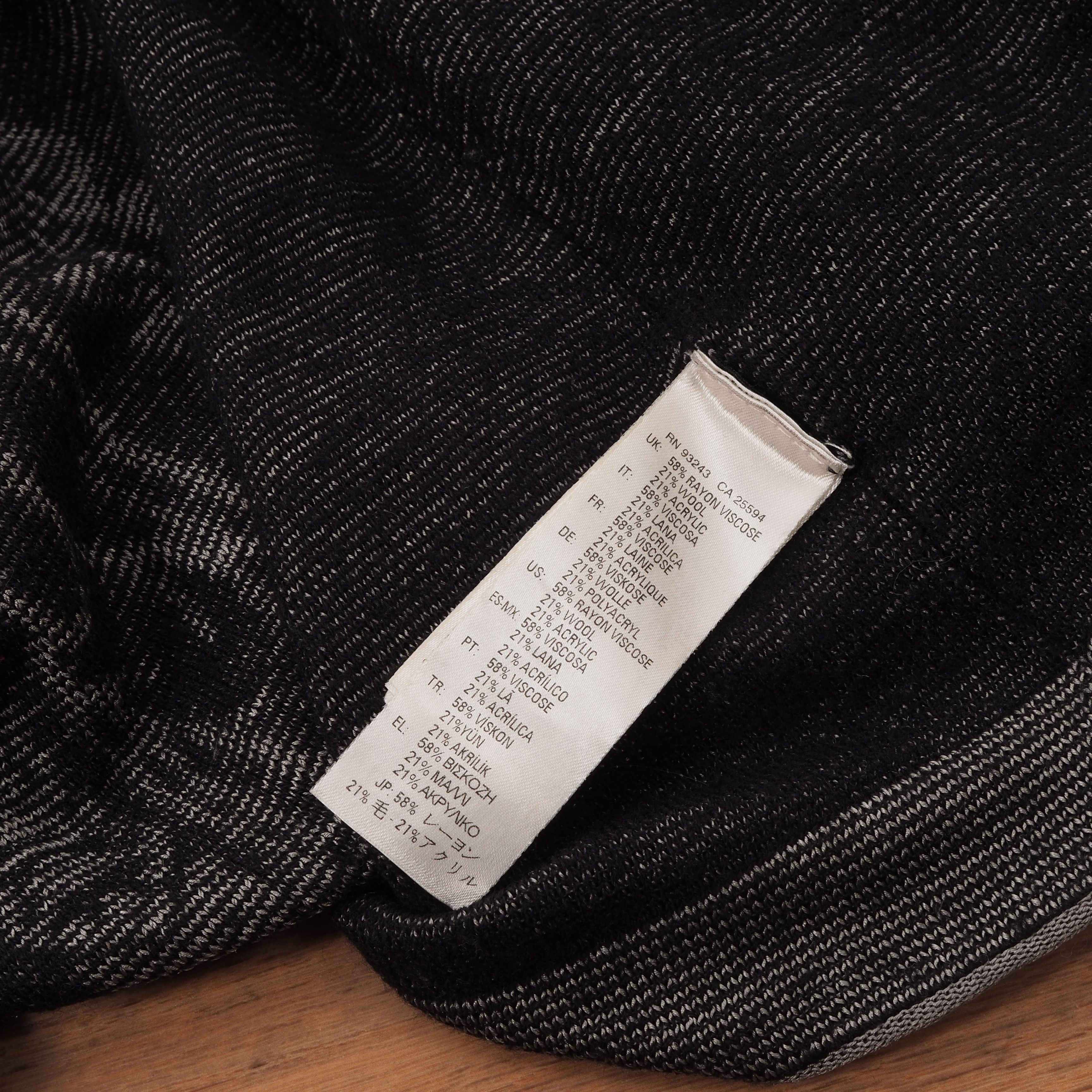 Diesel Diesel Long Sleeve Gray Wool Viscose Open Cape Cardigan Size S / US 4 / IT 40 - 7 Thumbnail