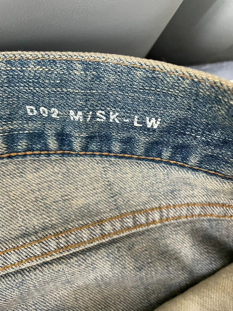 Saint Laurent Paris Saint Laurent Paris Black chain washed blue jeans Size US 29 - 4 Thumbnail