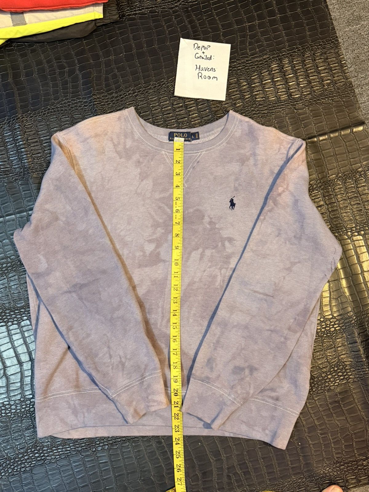 Polo Ralph Lauren Polo Ralph Lauren Tie Dye Lavender Crewneck Sweatshirt Size US L / EU 52-54 / 3 - 1 Thumbnail