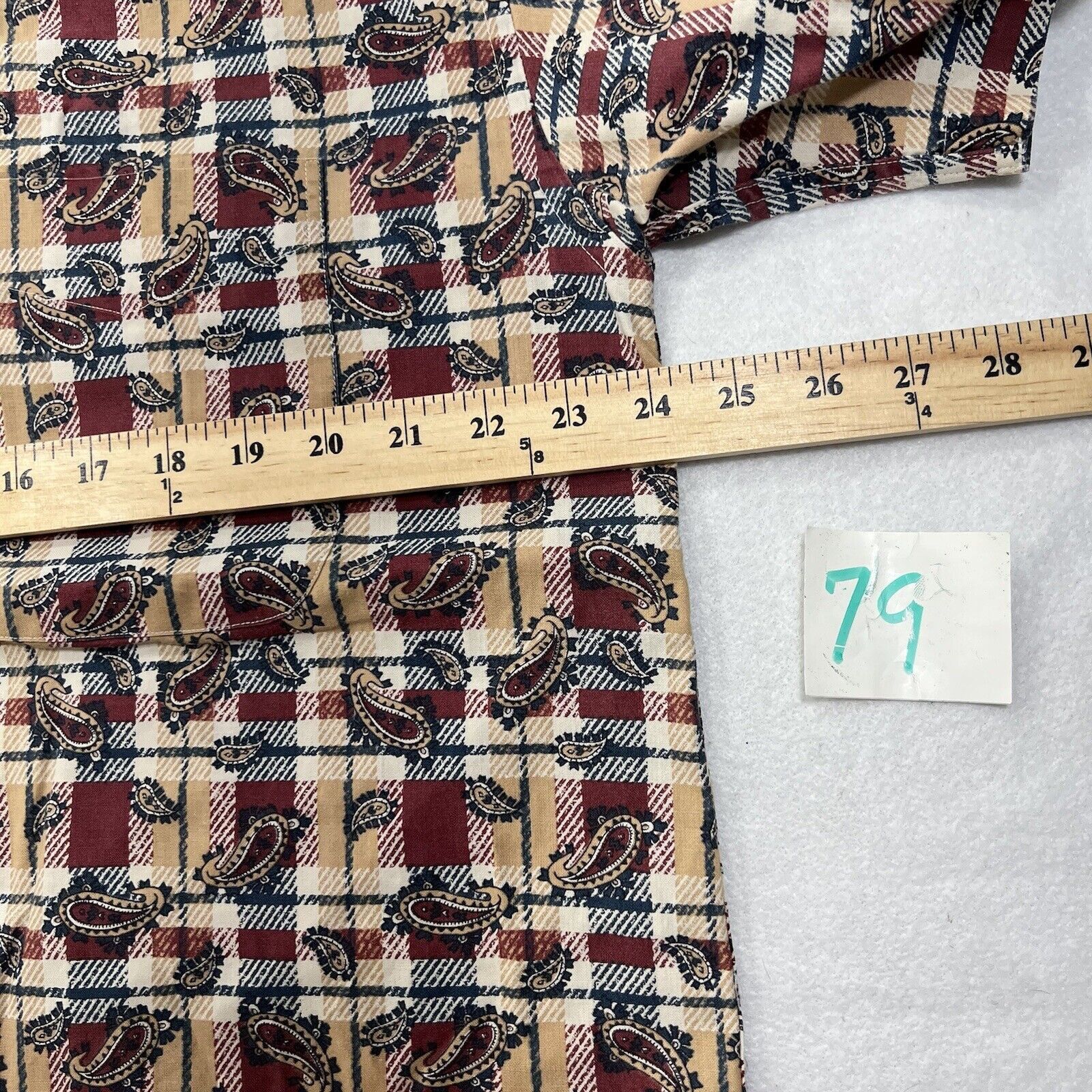 Natural Issue Natural Issue XXL Paisley Patterned Button Down Shirt Size US XL / EU 56 / 4 - 7 Thumbnail