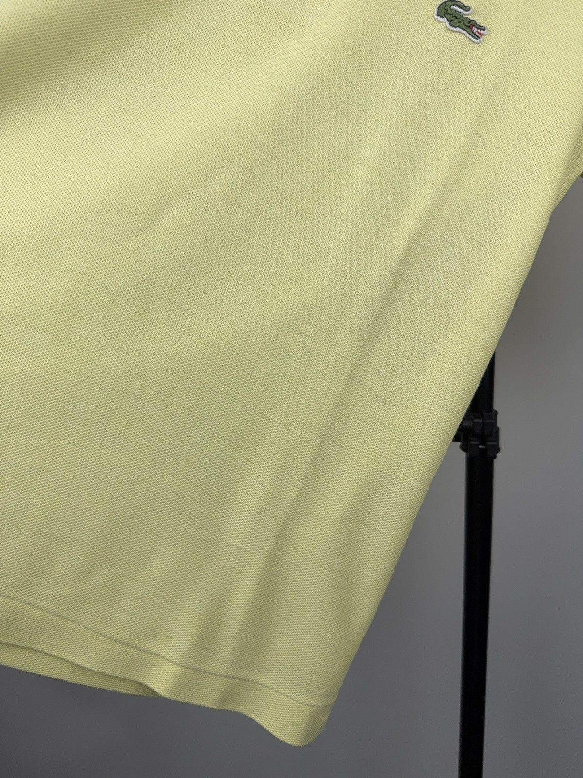 Lacoste Retro 80s Chemise Lacoste Polo Shirt Yellow Made in France Size US S / EU 44-46 / 1 - 9 Thumbnail