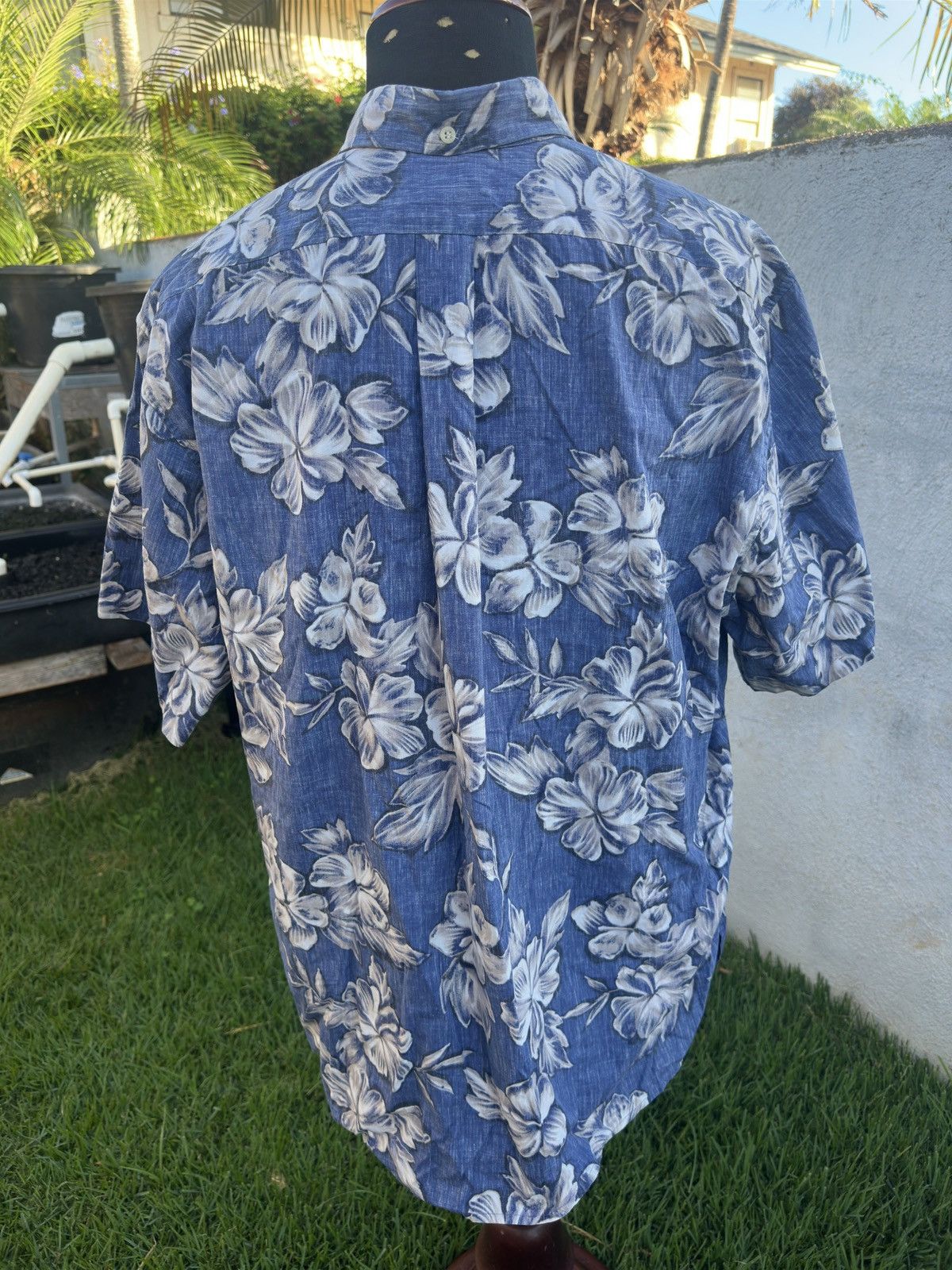 Reyn Spooner PreOwned Reyn Spooner Hawaiian Print Blue Men's XXL Size US XXL / EU 58 / 5 - 2 Thumbnail