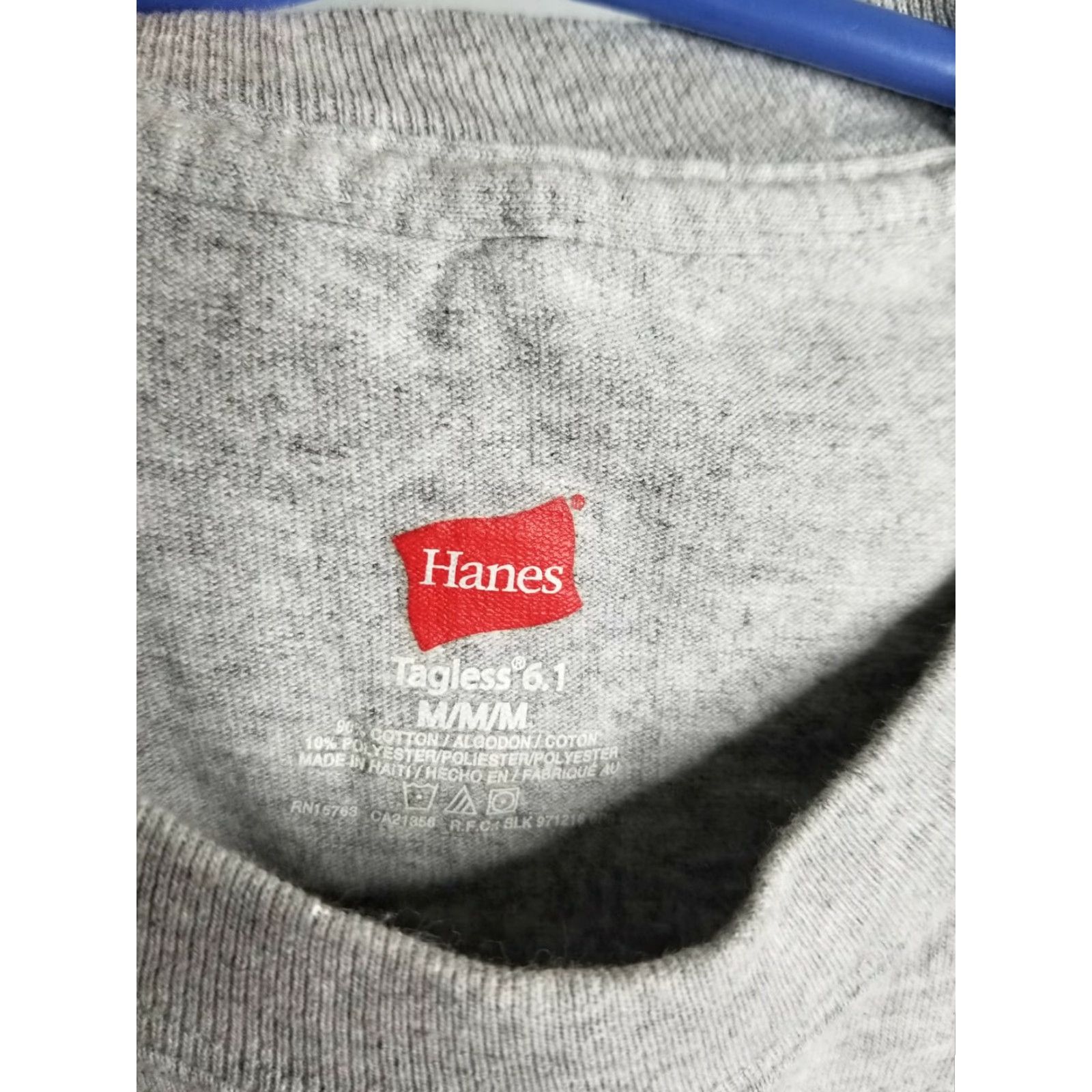 Hanes Chick-fil-a Kyle Petty Charity Ride T-Shirt Double-Sided Adult M Gray Graphic Tee Size US M / EU 48-50 / 2 - 4 Thumbnail