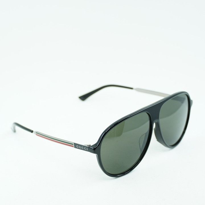Gucci Gucci GG0829SA 001 Men Sunglasses Black Aviator Frame Size ONE SIZE - 1 Thumbnail