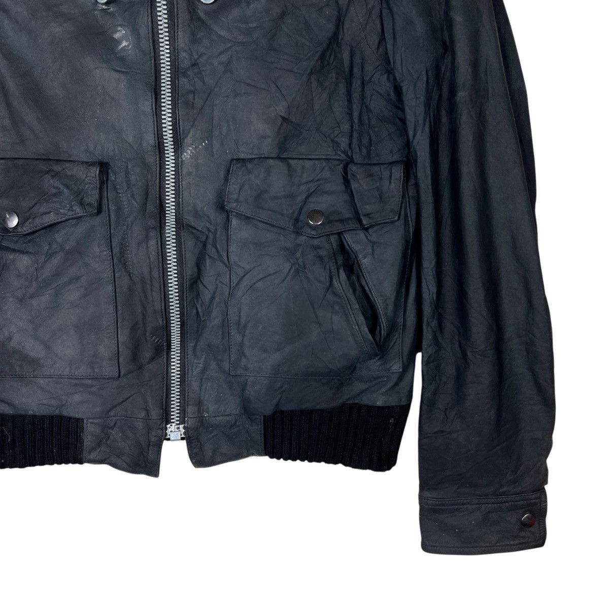 FACTOTUM FACTOTUM COWHIDE LEATHER MOTO RIDER JACKET MADE IN JAPAN Size US M / EU 48-50 / 2 - 9 Thumbnail