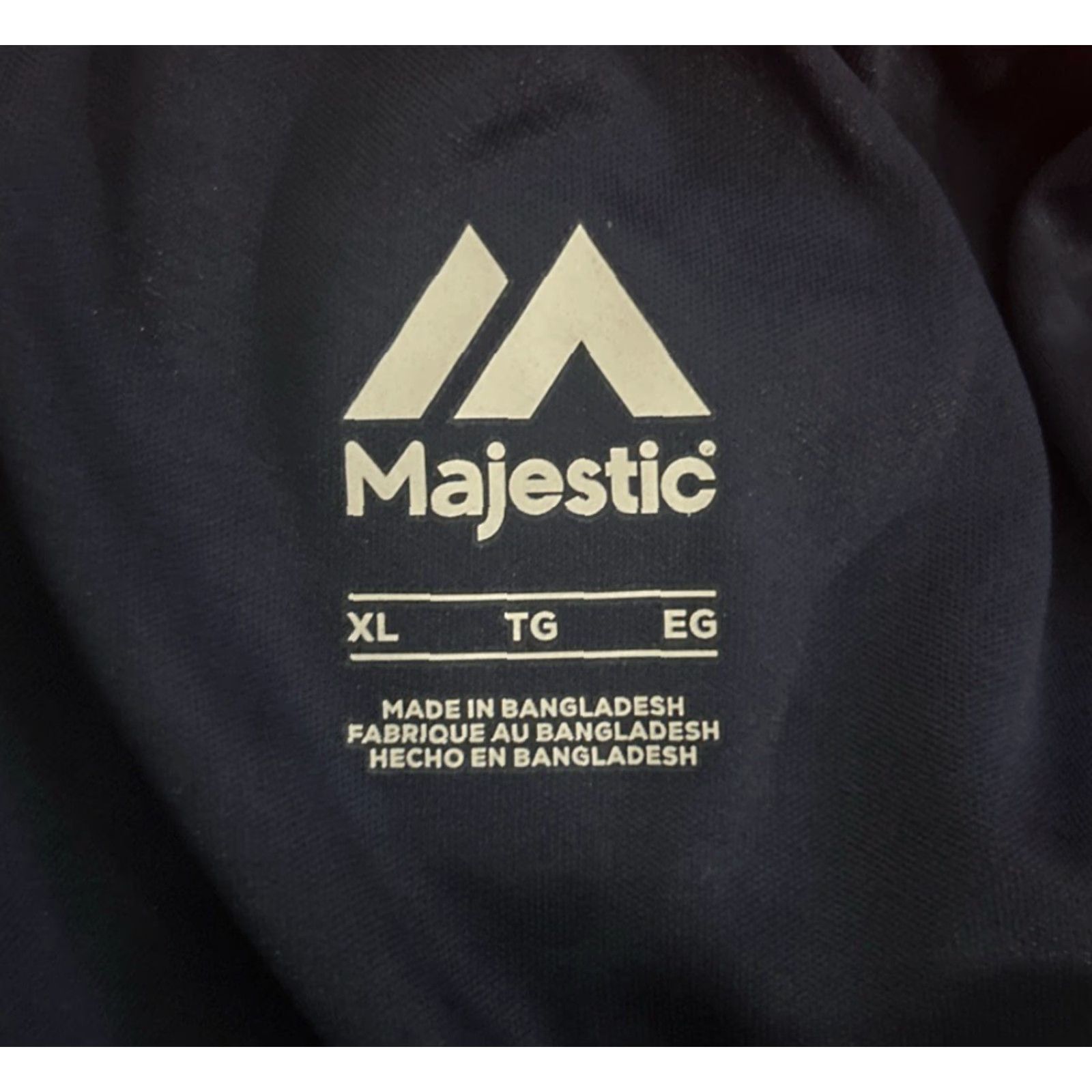 Twins Majestic Mens Shorts XL Navy Blue Lightweight Drawstring Elastic Waist 9" Inseam Pockets Quick Dry Athletic Sports Baseball NWT Size US 36 / EU 52 - 3 Thumbnail
