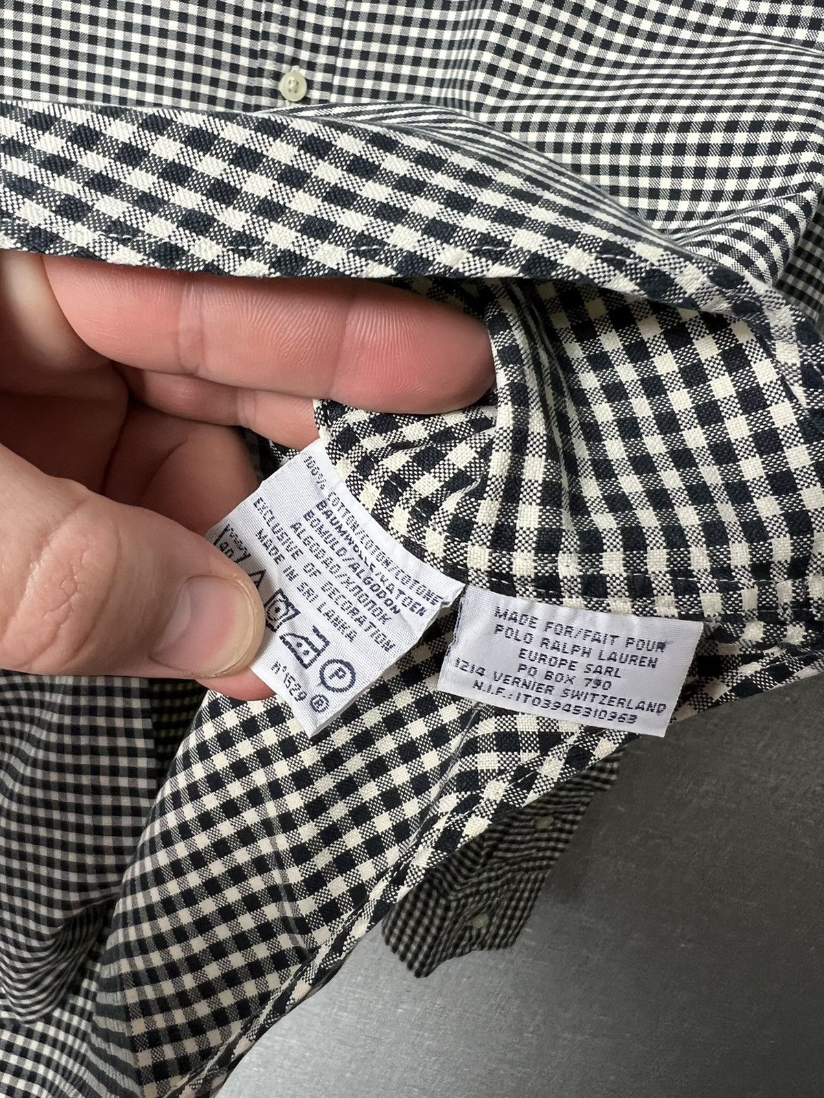 Polo Ralph Lauren Vintage Polo Ralph Lauren Checkered Long Sleeve Button Shirt Size US XL / EU 56 / 4 - 10 Thumbnail